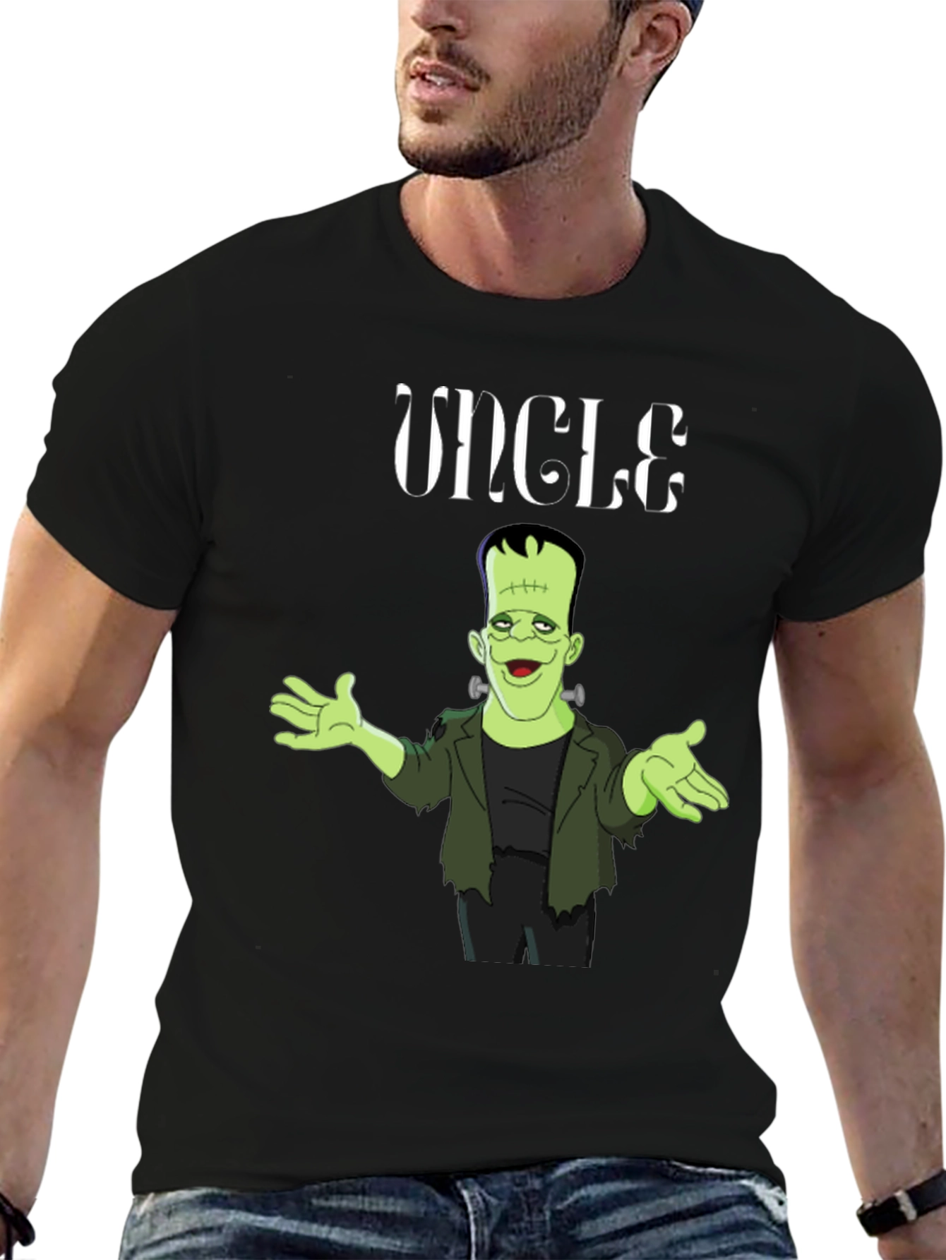 Uncle Frankenstein Graphic T-Shirt -  Halloween