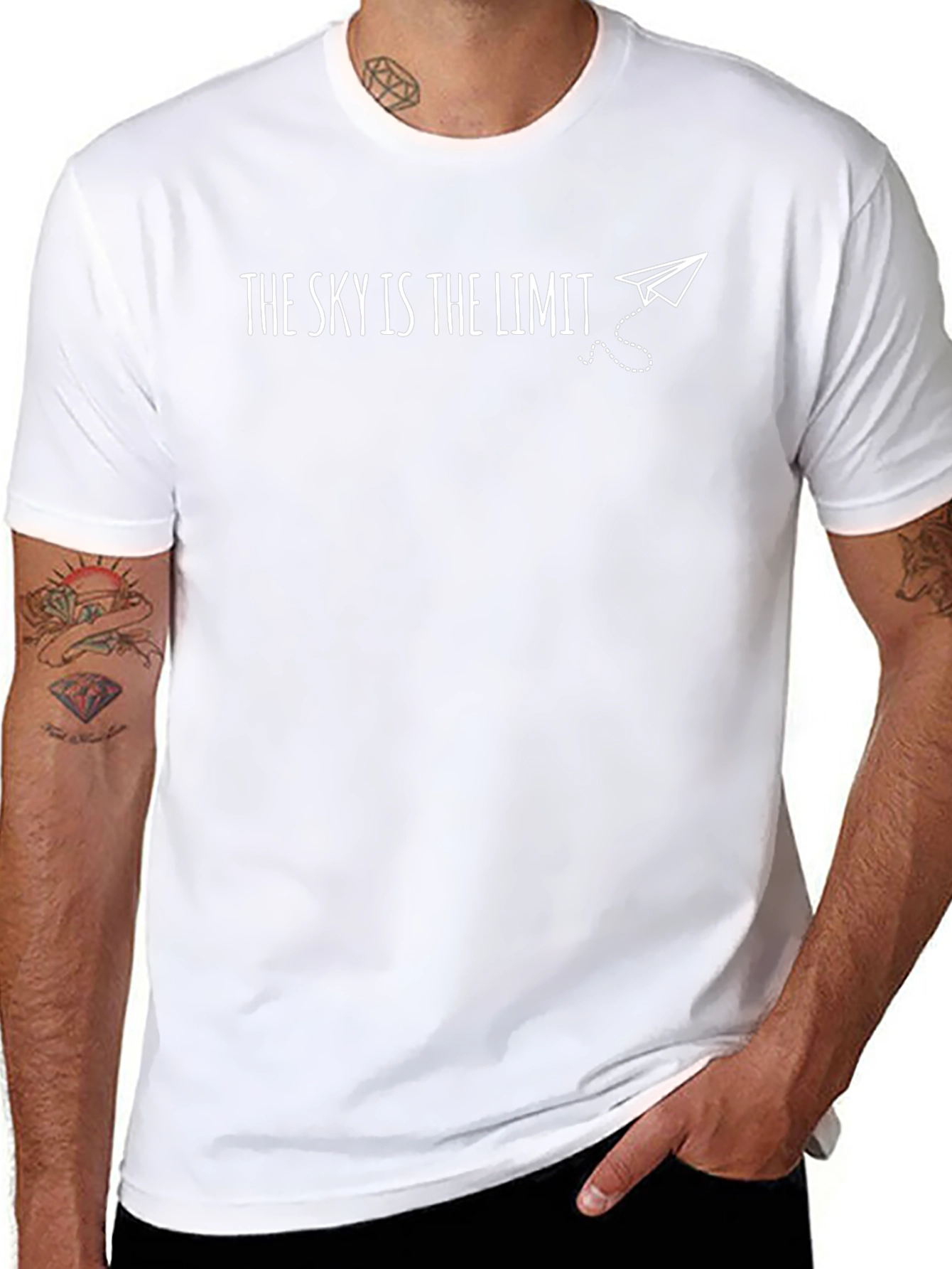 Skys The Limit Graphic T-Shirt - Black
