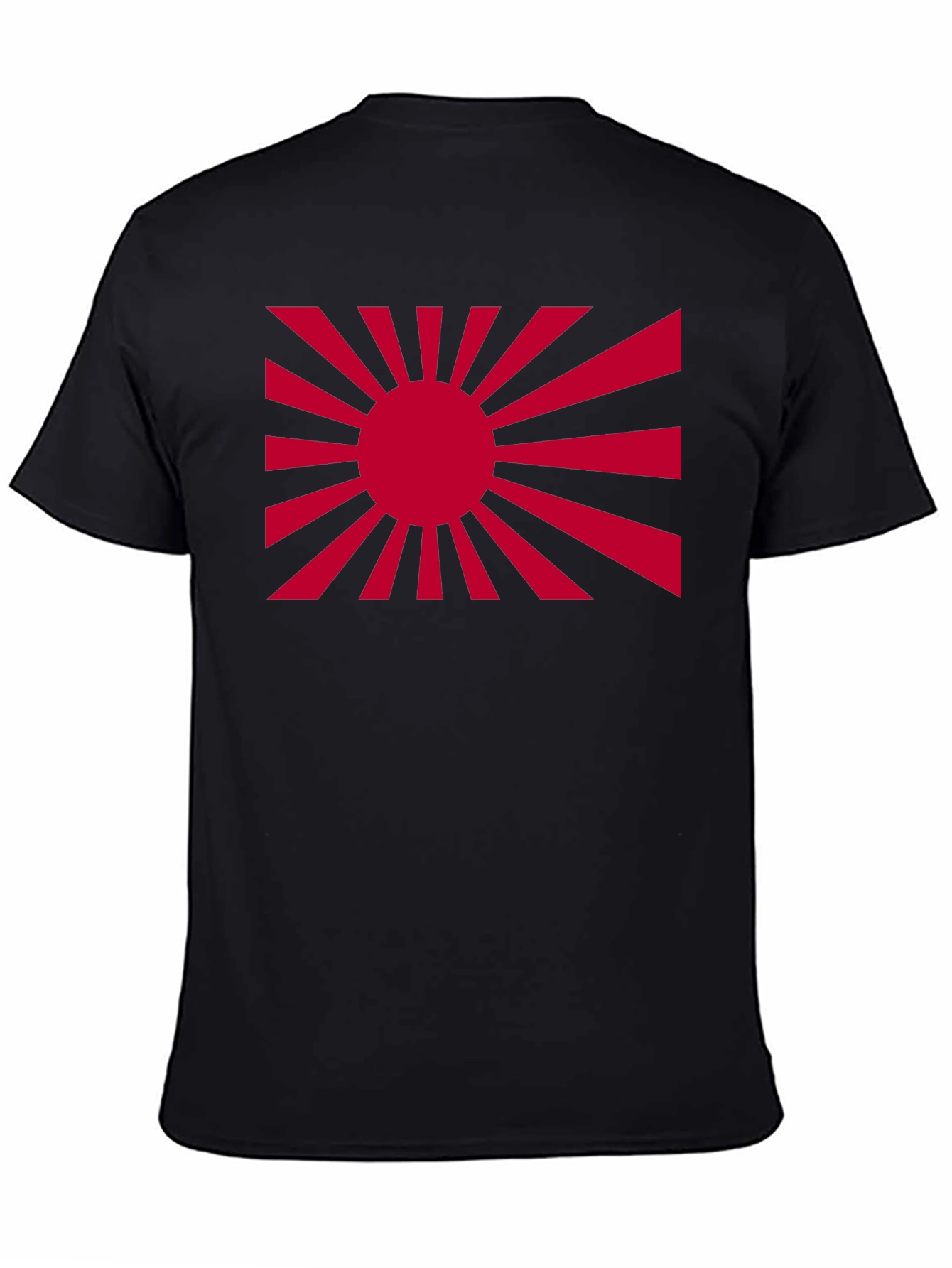Rising Sun Graphic Tee - Black Cotton Comfort