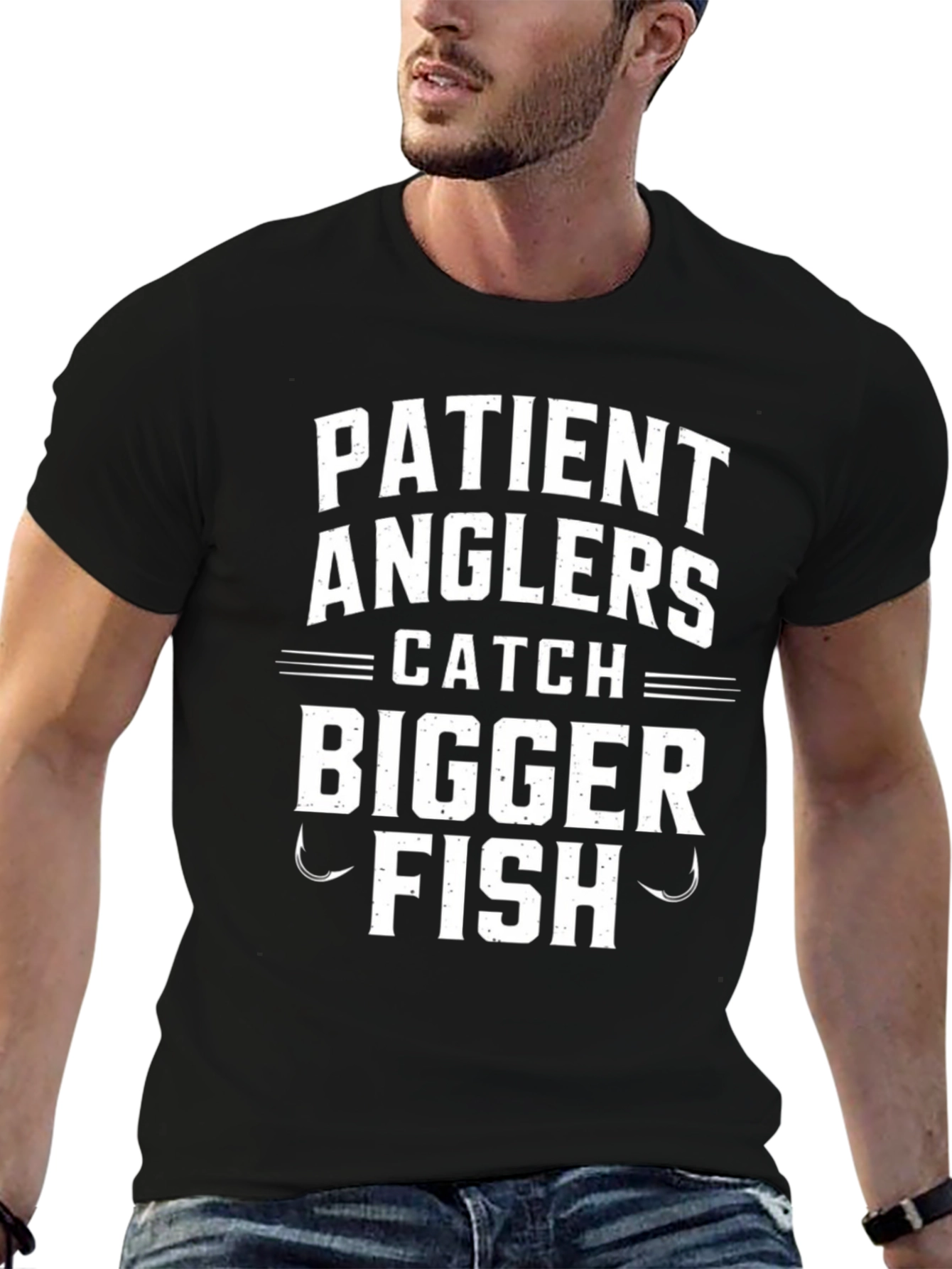 Patient Anglers Bigger Fish Graphic Tee