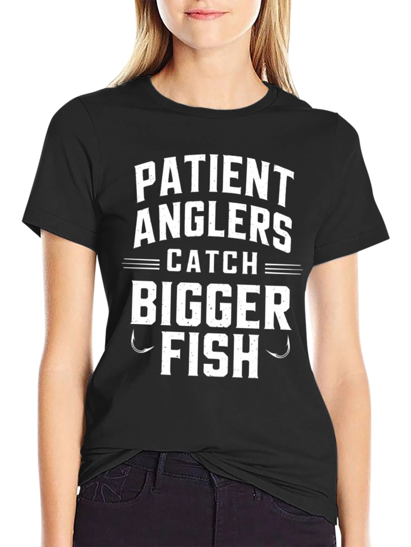 Patient Anglers Bigger Fish Graphic Tee