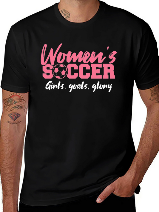 Womens Soccer Graphic Tee
