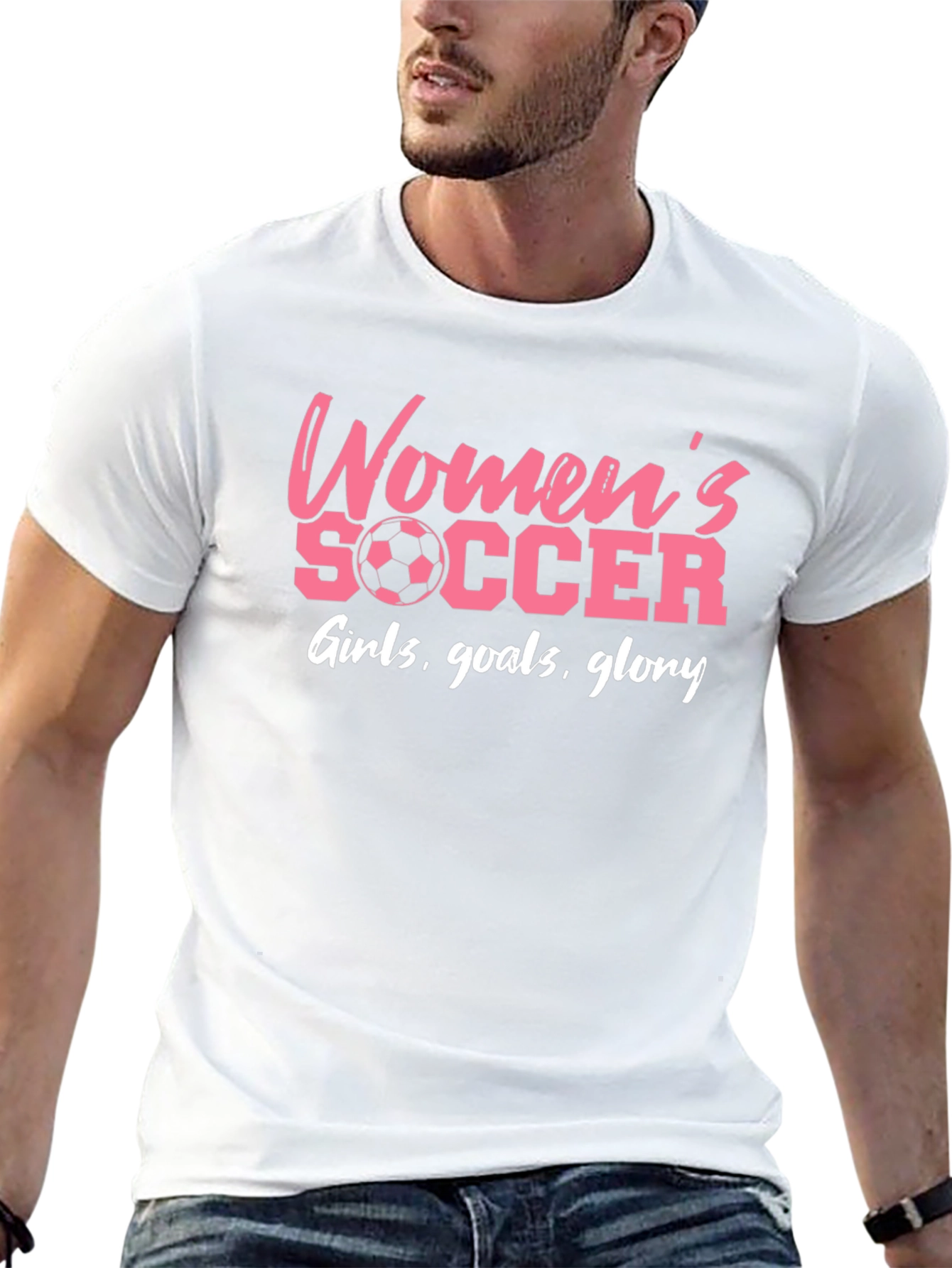 Womens Soccer Graphic Tee