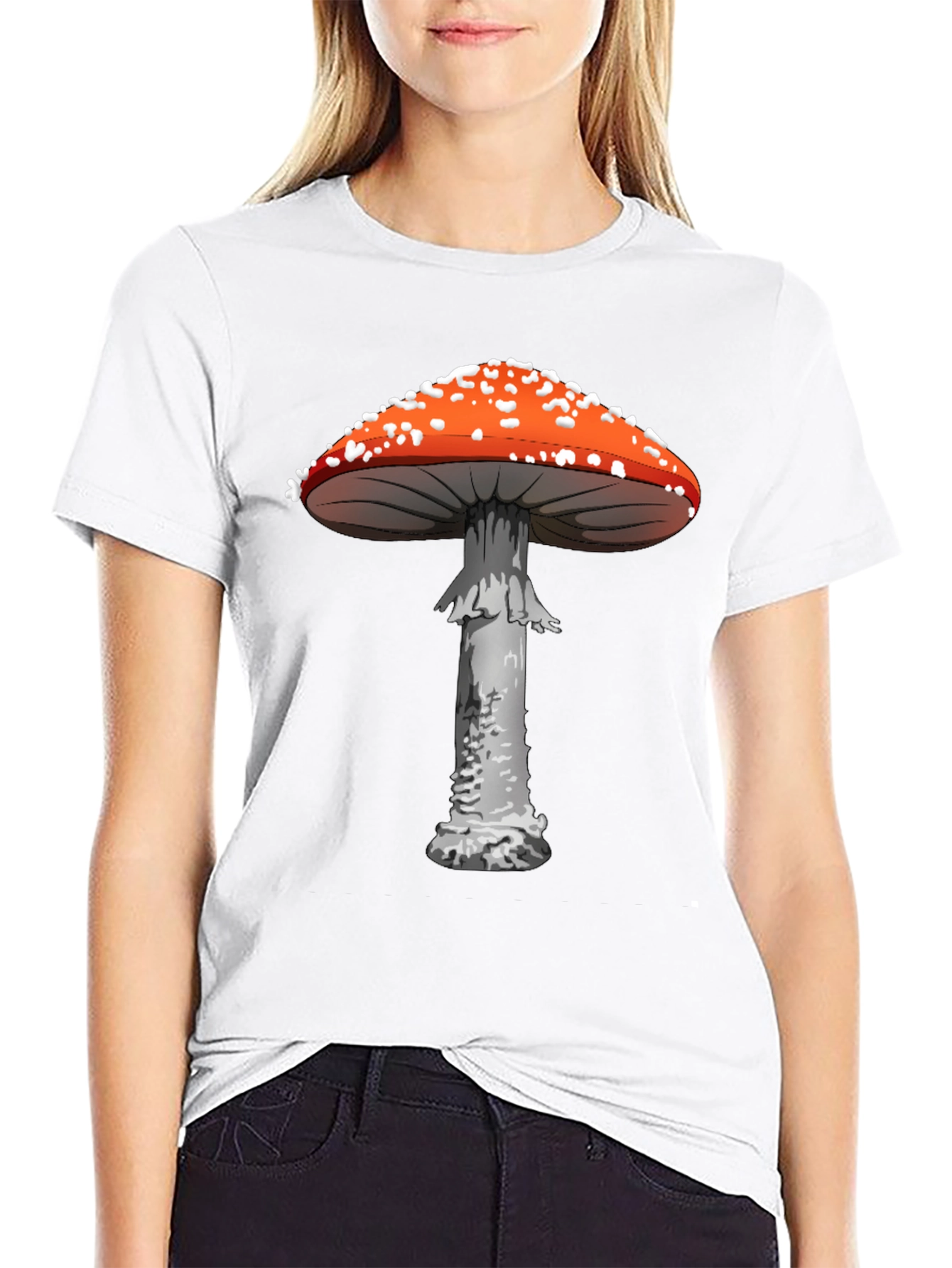 Mushroom Graphic Tee - Funky Novelty Print