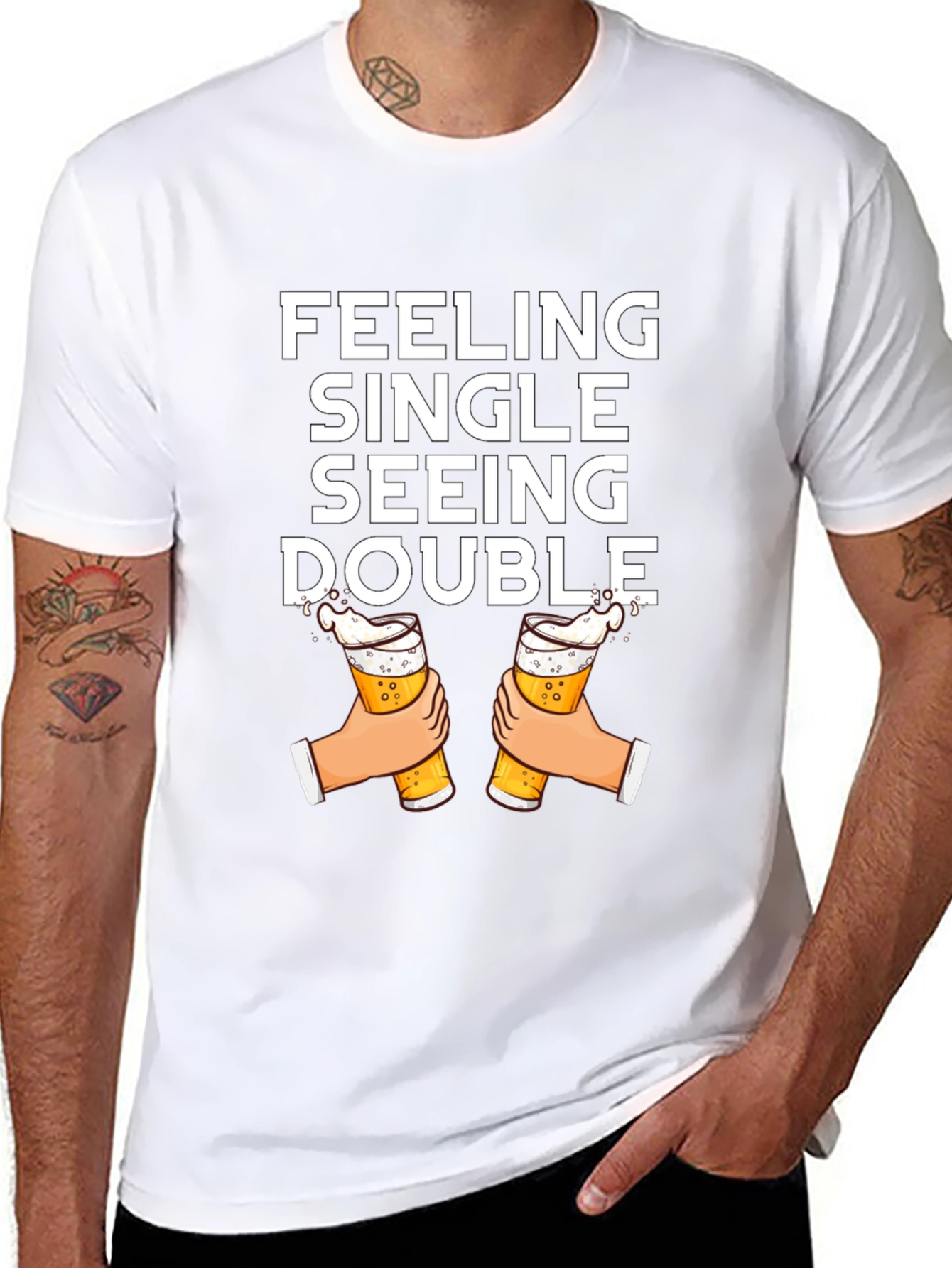 Feeling Single Seeing Double T-Shirt