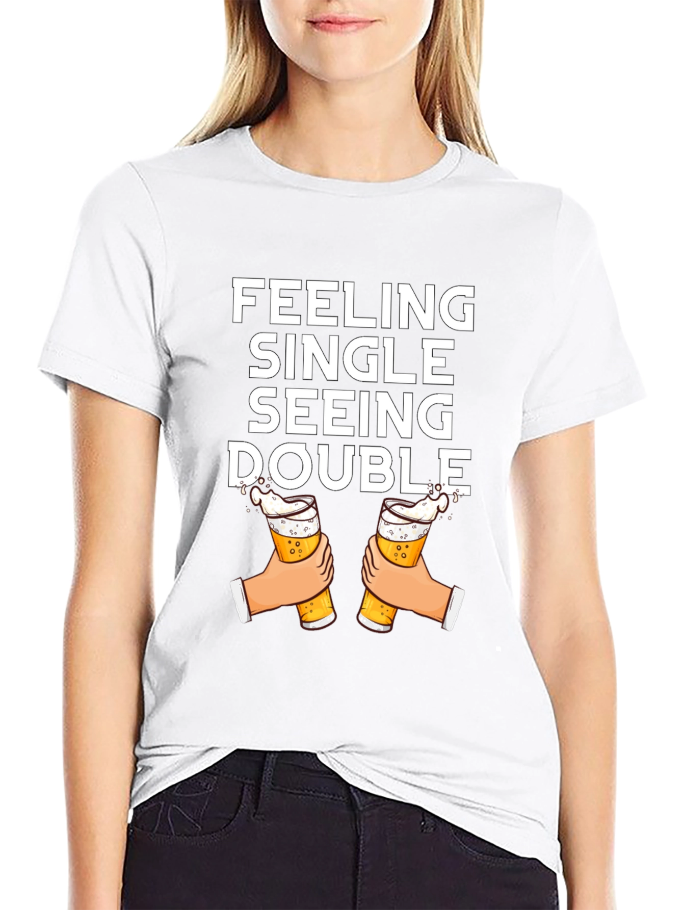 Feeling Single Seeing Double T-Shirt