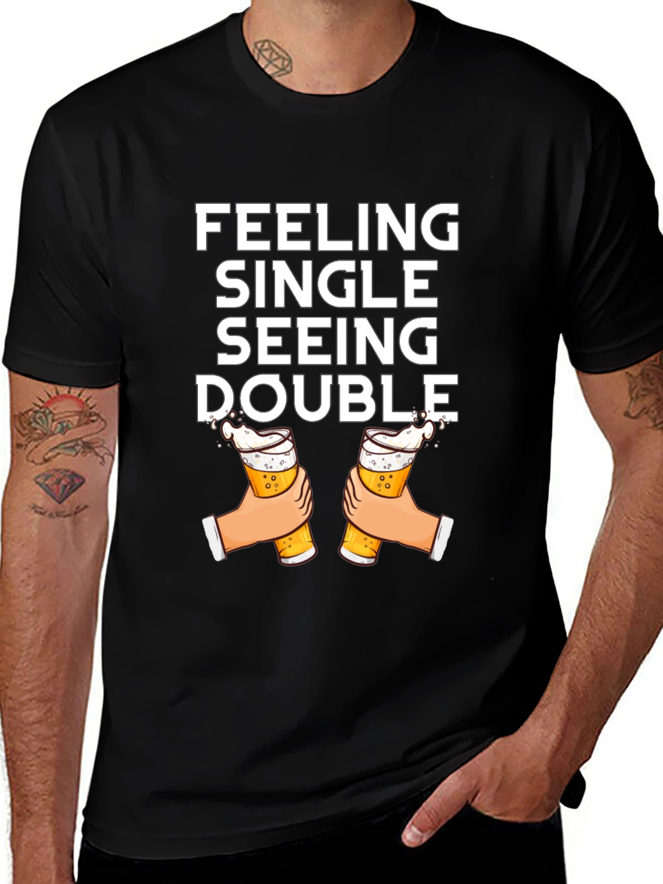 Feeling Single Seeing Double T-Shirt