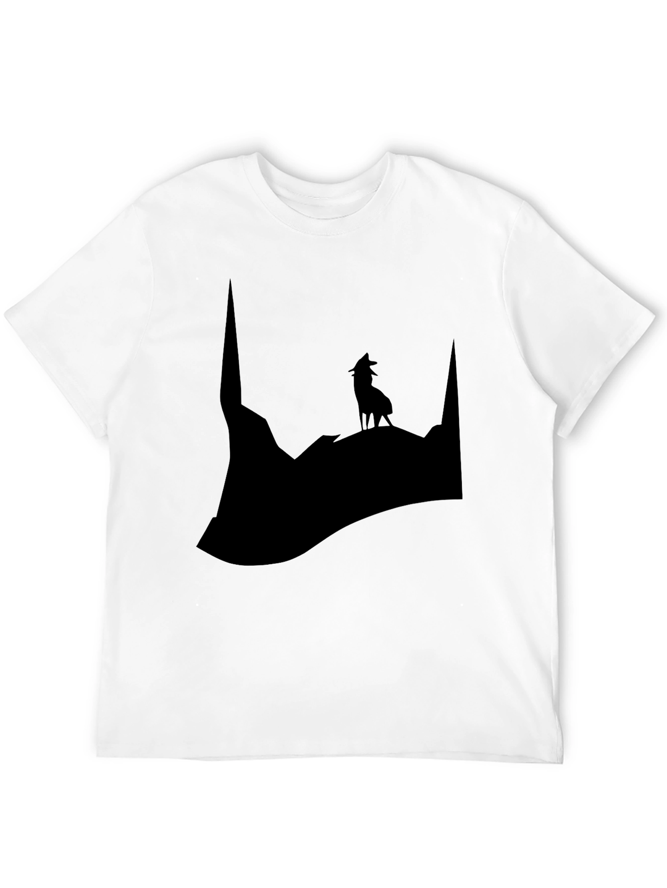 Silhouette Wolf Mountain T-Shirt