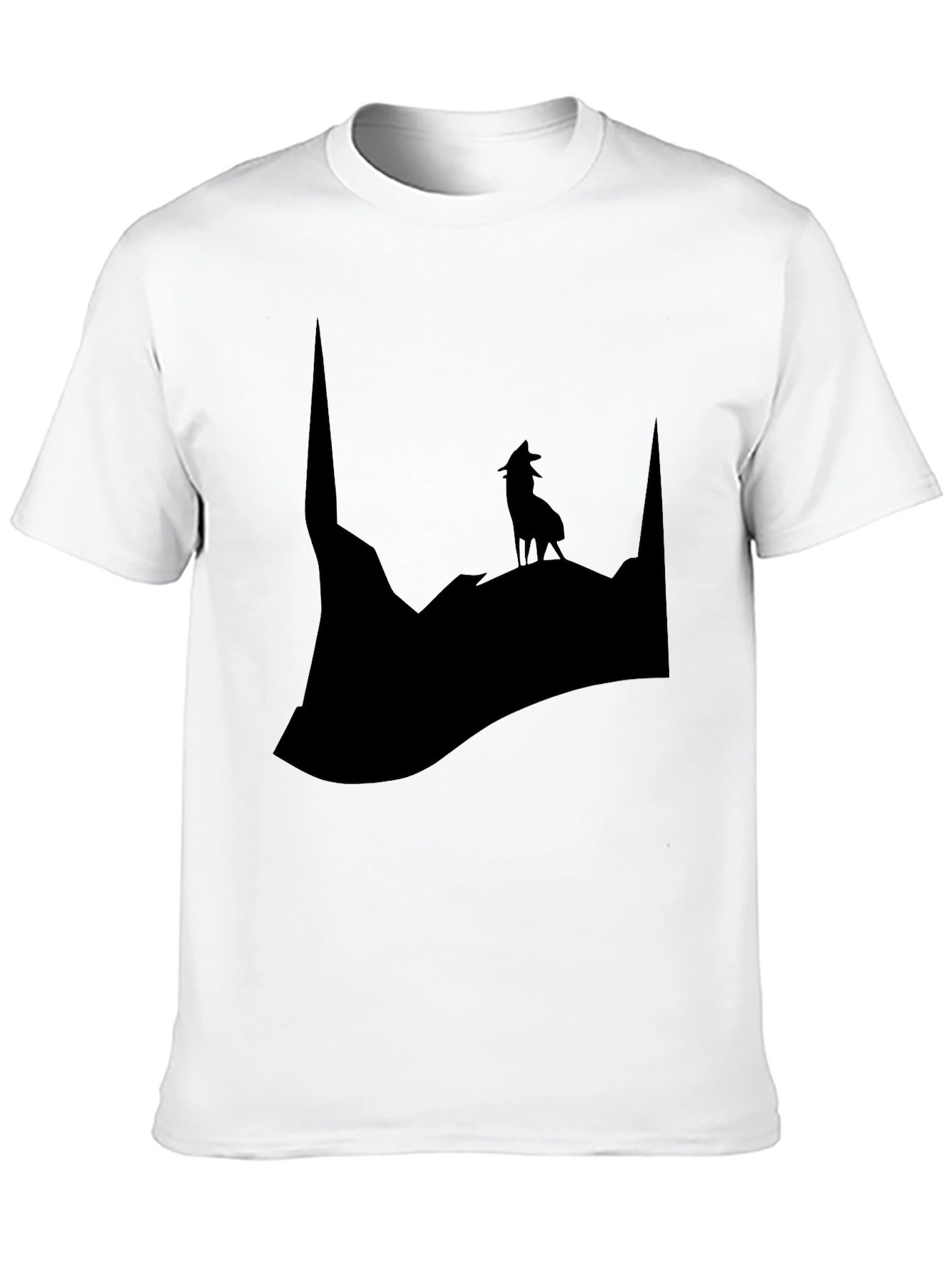 Silhouette Wolf Mountain T-Shirt
