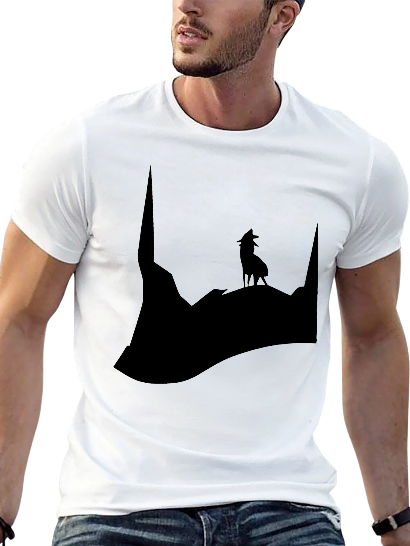 Silhouette Wolf Mountain T-Shirt