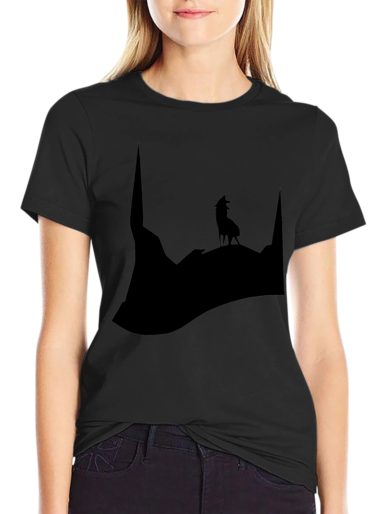Silhouette Wolf Mountain T-Shirt