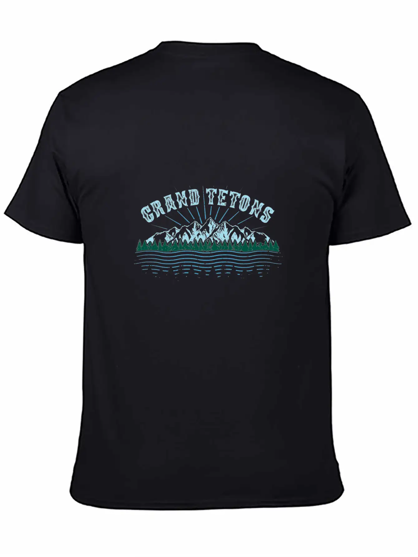 Grand Tetons Wyoming National Park Gift Unisex Casual T-Shirt – Clean Design For Daily Comfort