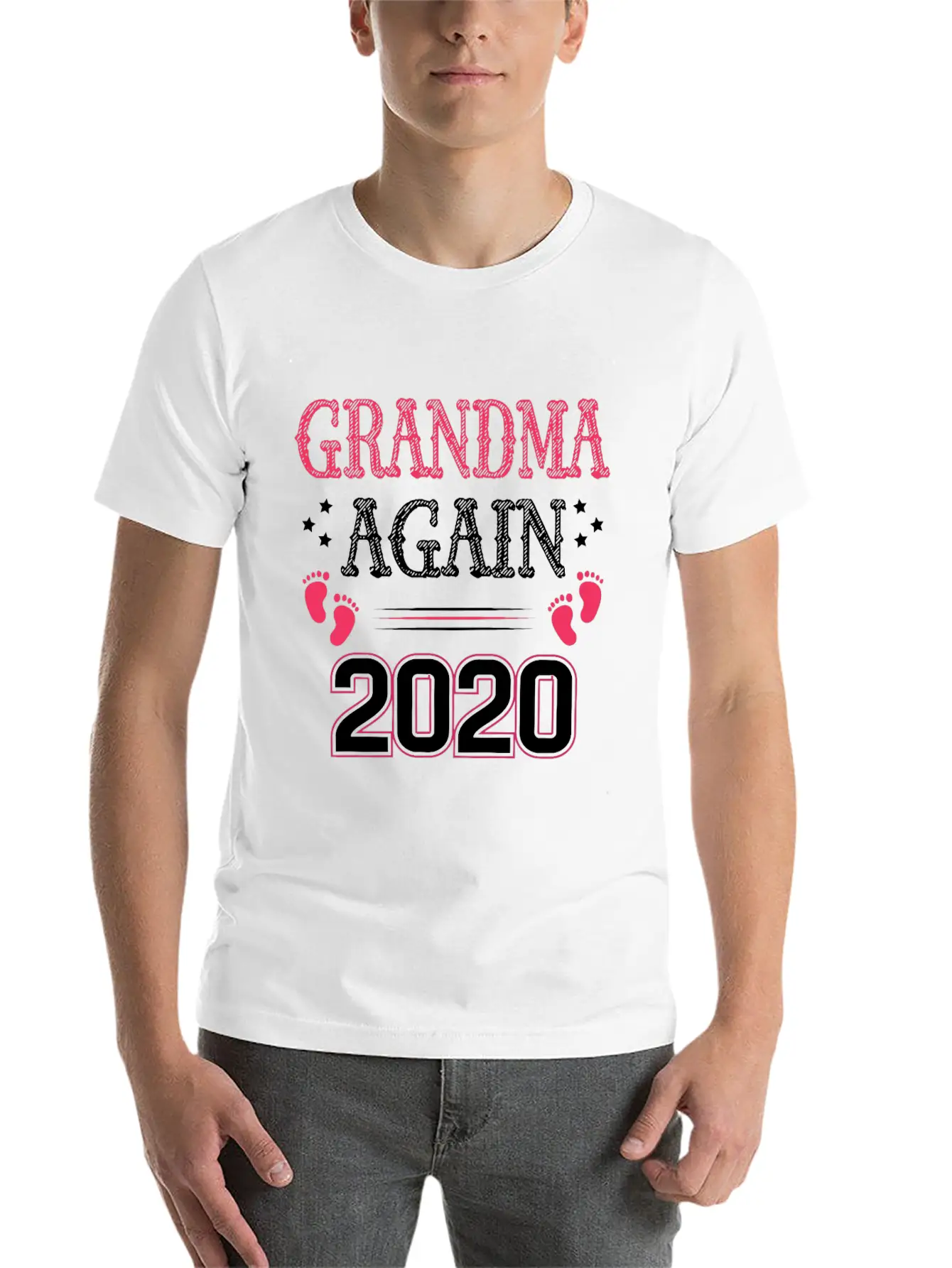 Grandma Granny 2020 Baby Pregnant Surprise Unisex Casual T-Shirt – Clean Design For Daily Comfort