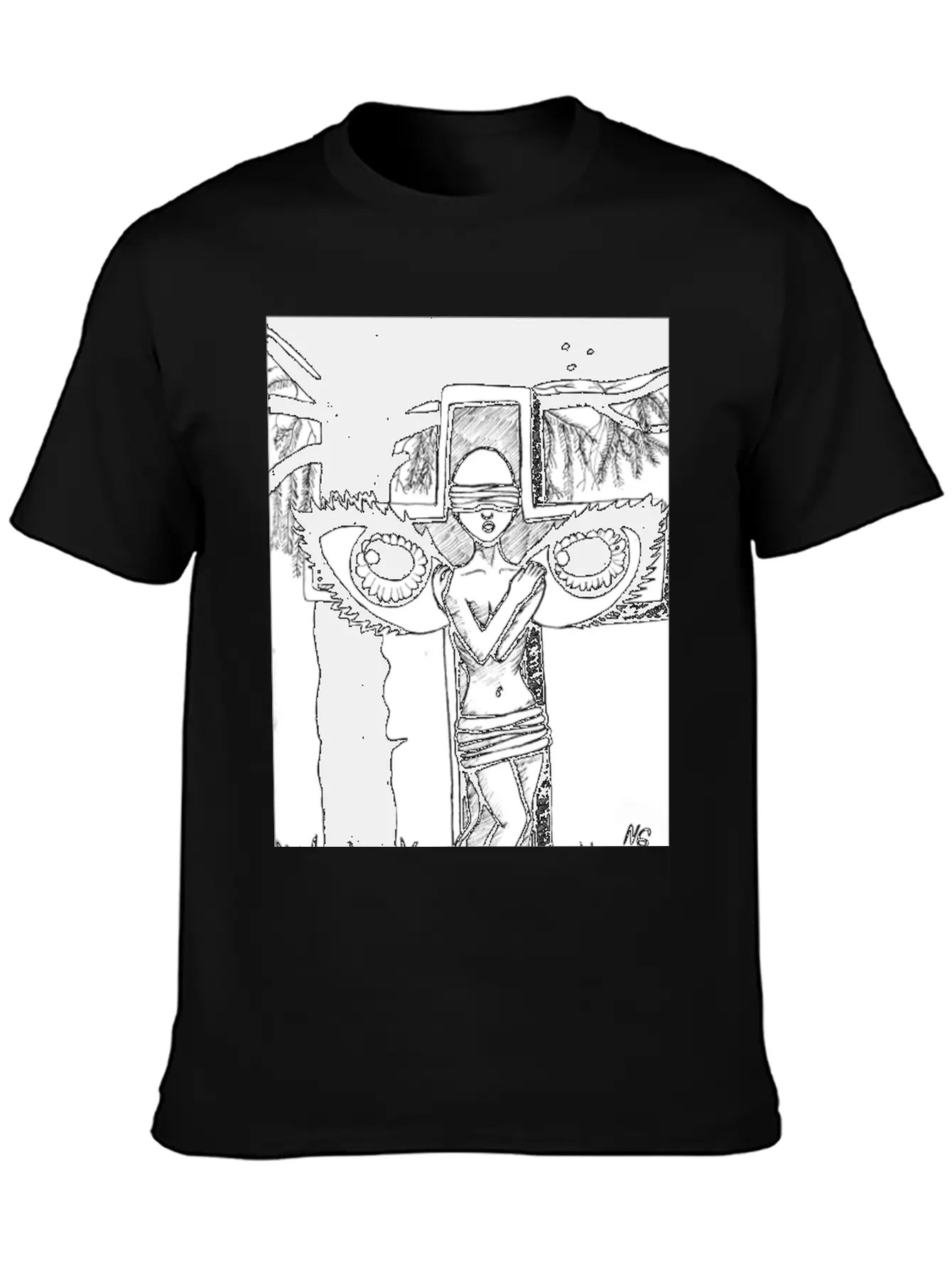 Graveyard Unisex Casual T-Shirt – Clean Design For Daily Comfort