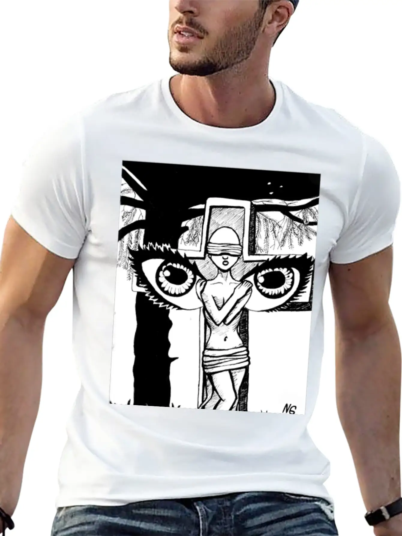 Graveyard Unisex Casual T-Shirt – Clean Design For Daily Comfort