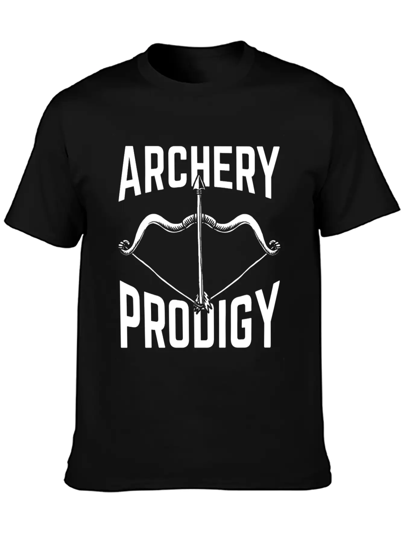 Great Archery Design Quote Archery Prodigy Unisex Casual T-Shirt – Clean Design For Daily Comfort