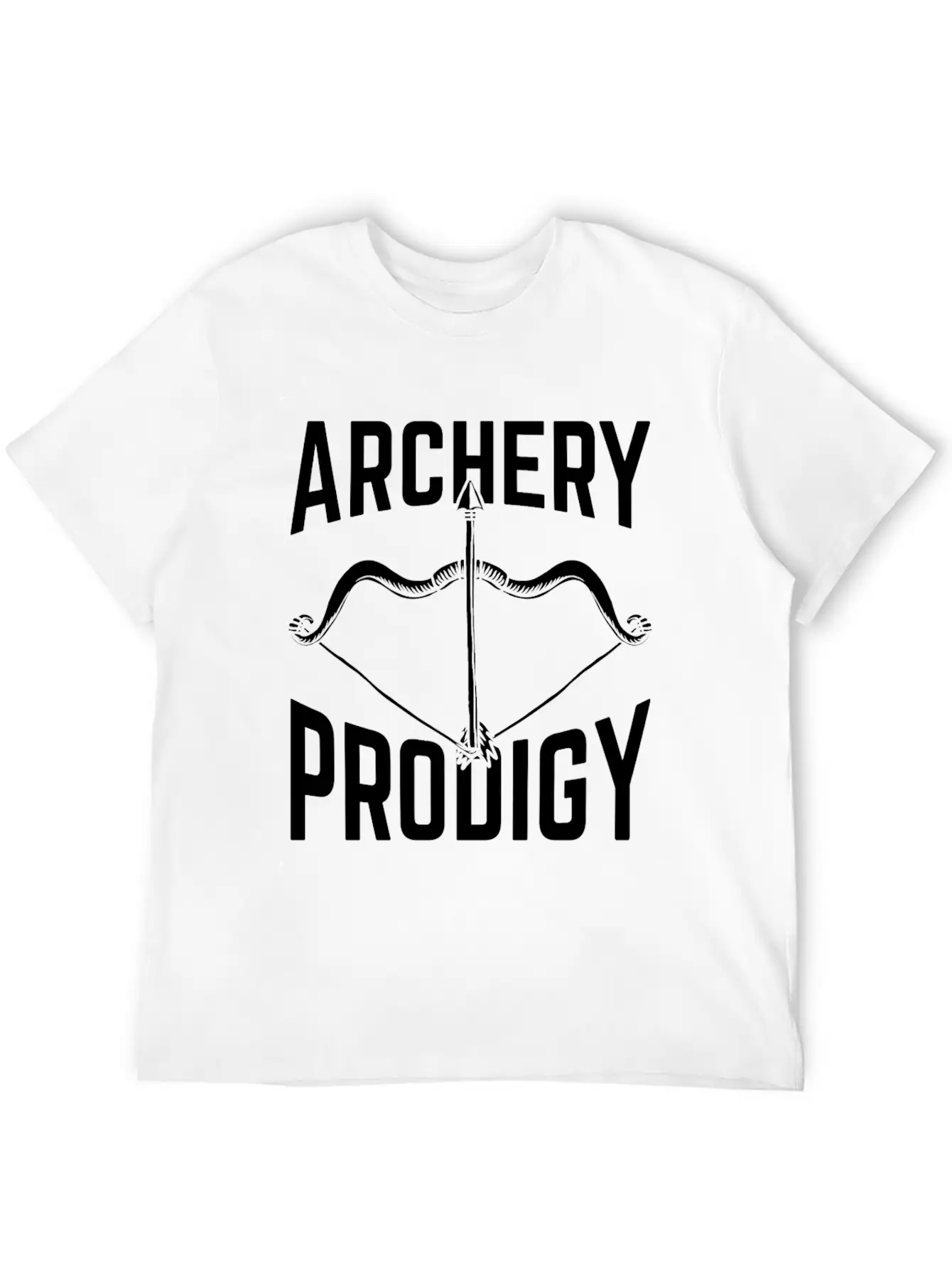 Great Archery Design Quote Archery Prodigy Unisex Casual T-Shirt – Clean Design For Daily Comfort