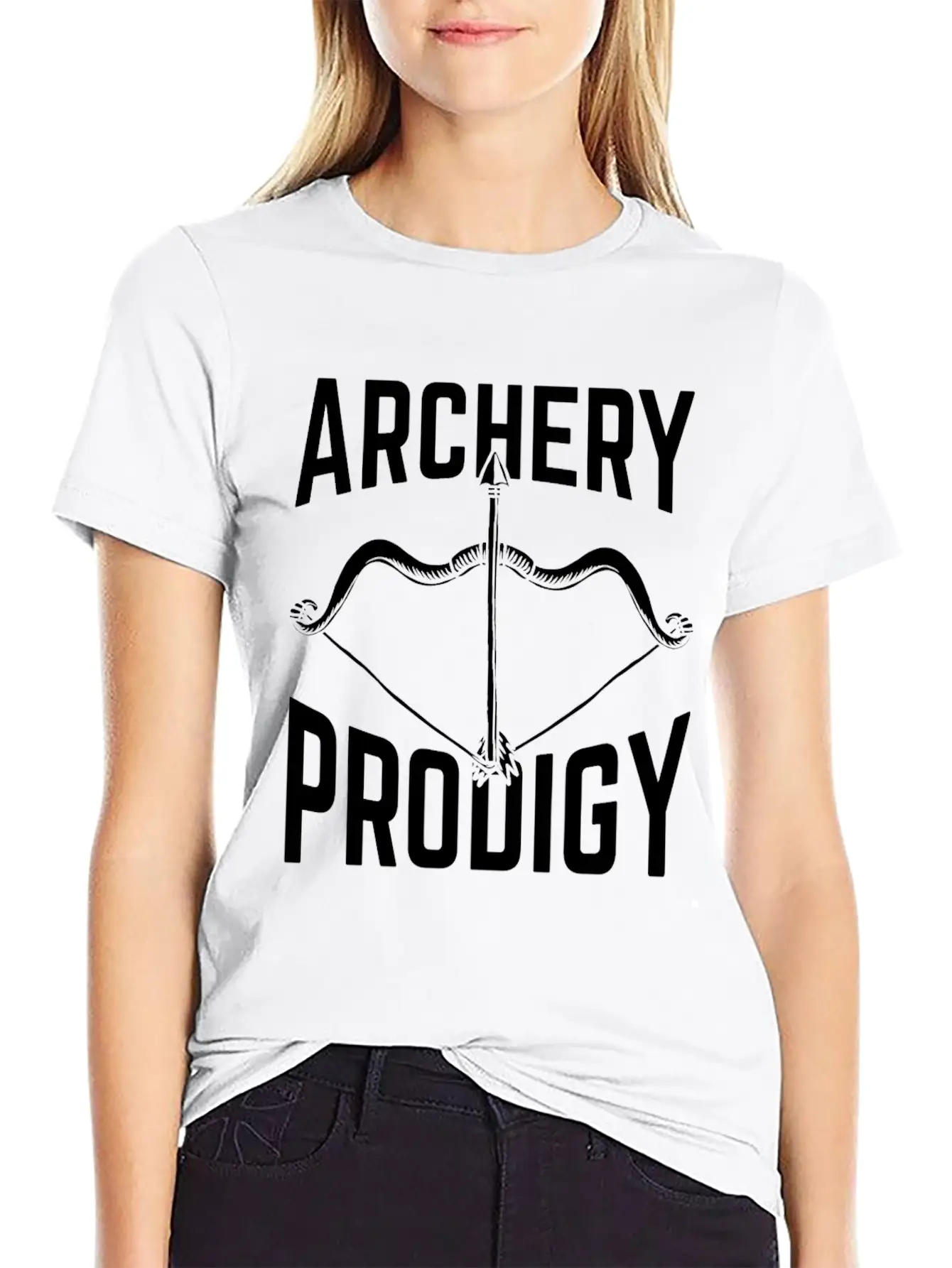 Great Archery Design Quote Archery Prodigy Unisex Casual T-Shirt – Clean Design For Daily Comfort