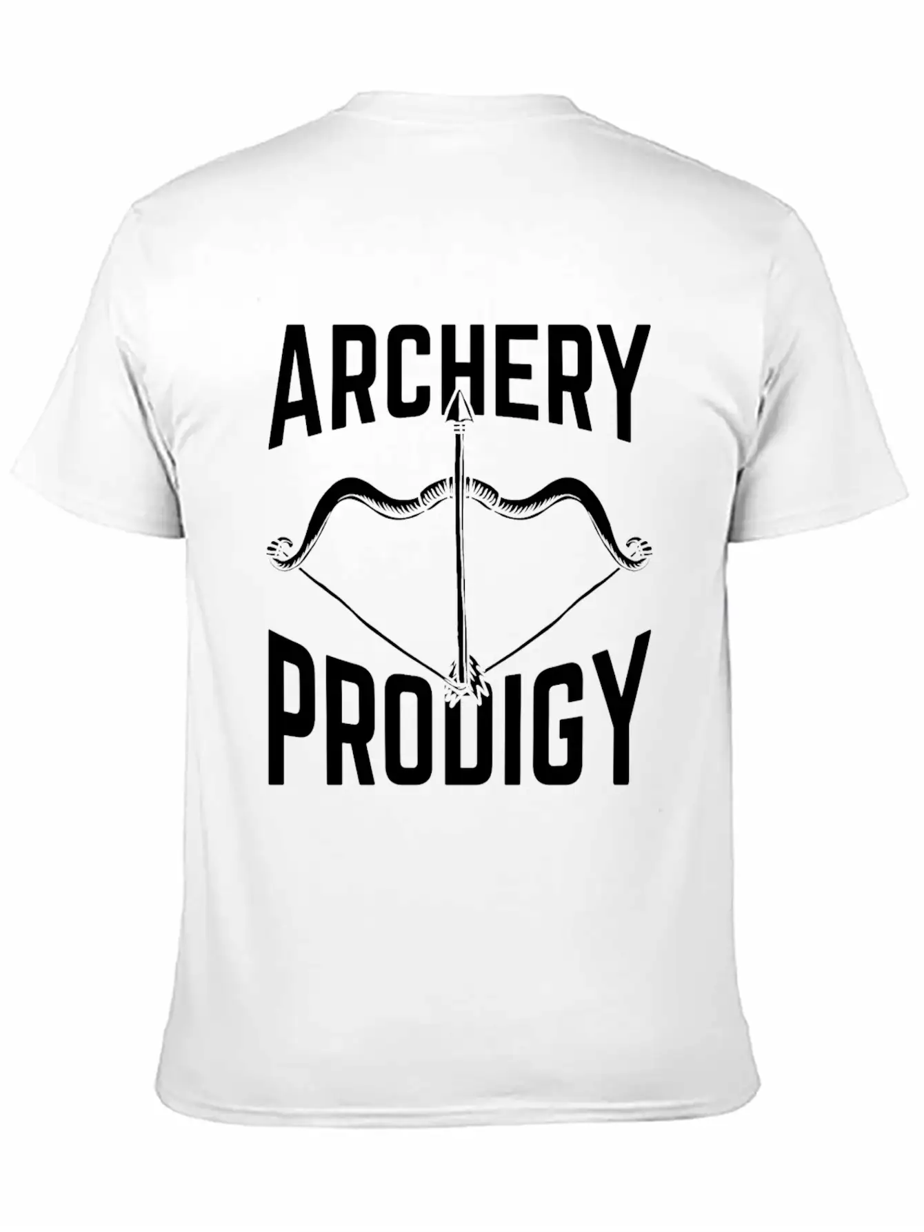 Great Archery Design Quote Archery Prodigy Unisex Casual T-Shirt – Clean Design For Daily Comfort