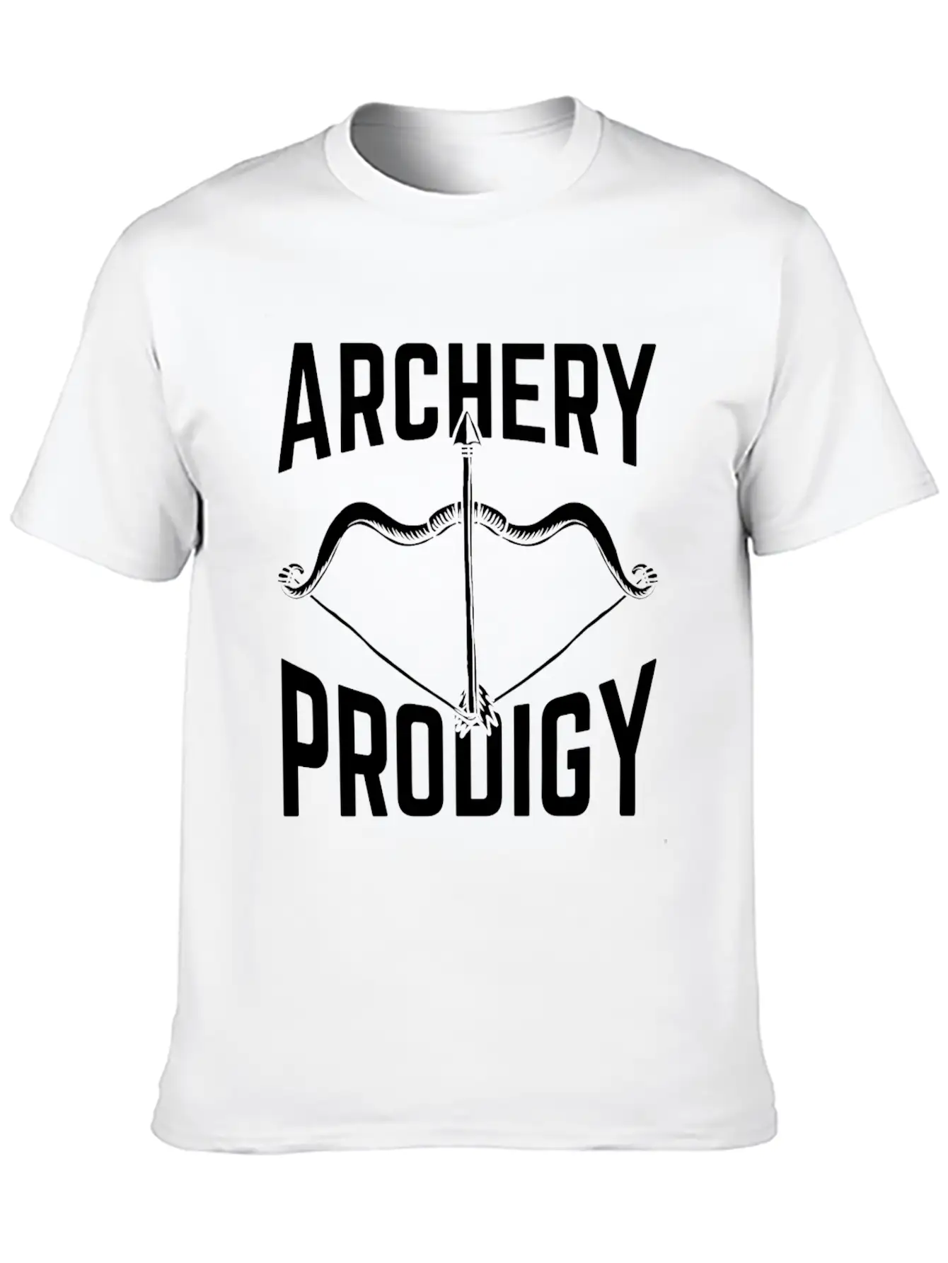 Great Archery Design Quote Archery Prodigy Unisex Casual T-Shirt – Clean Design For Daily Comfort