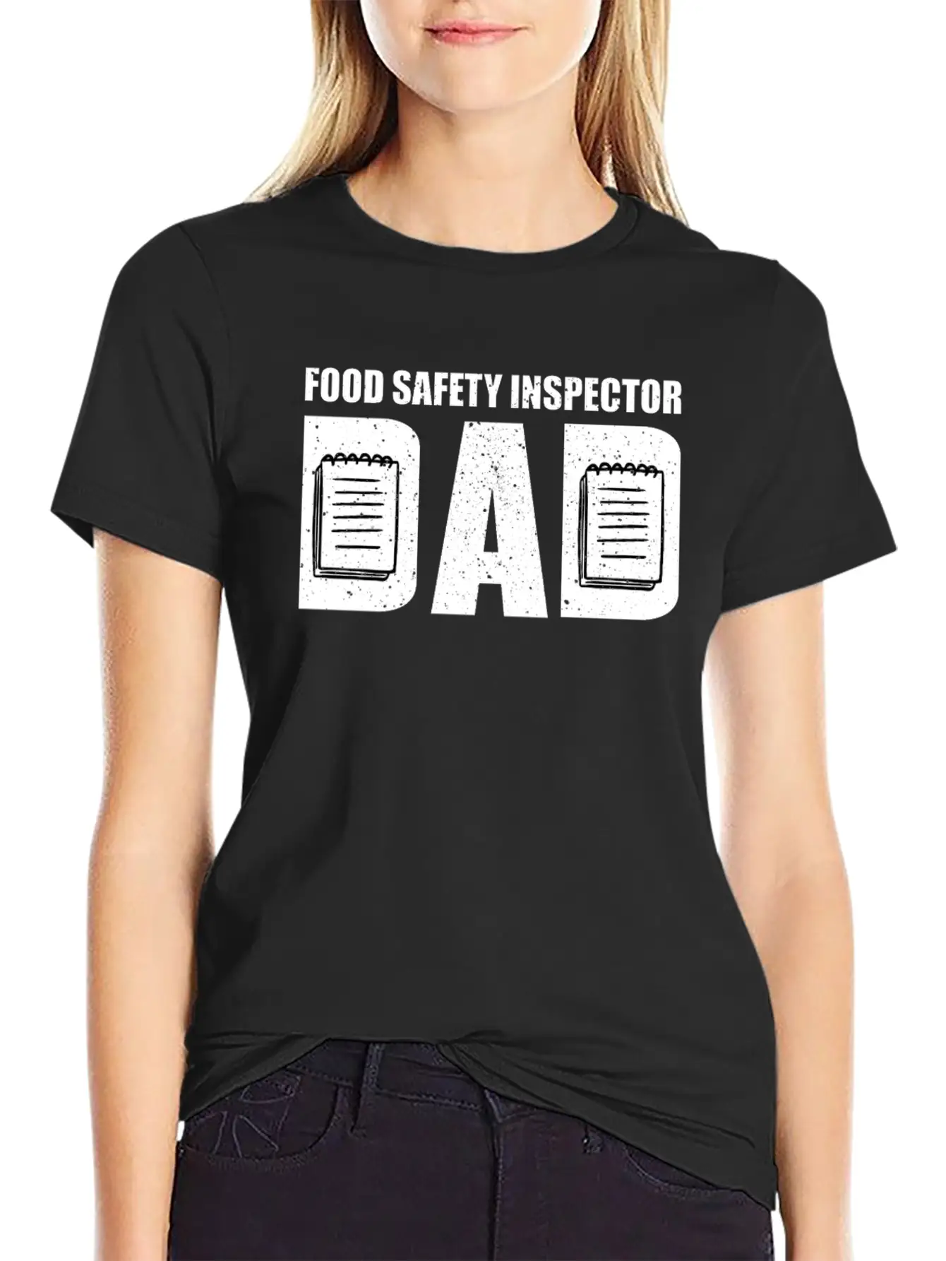 Great Food Safety Inspector Dad Unisex Casual T-Shirt – Clean Design For Daily Comfort