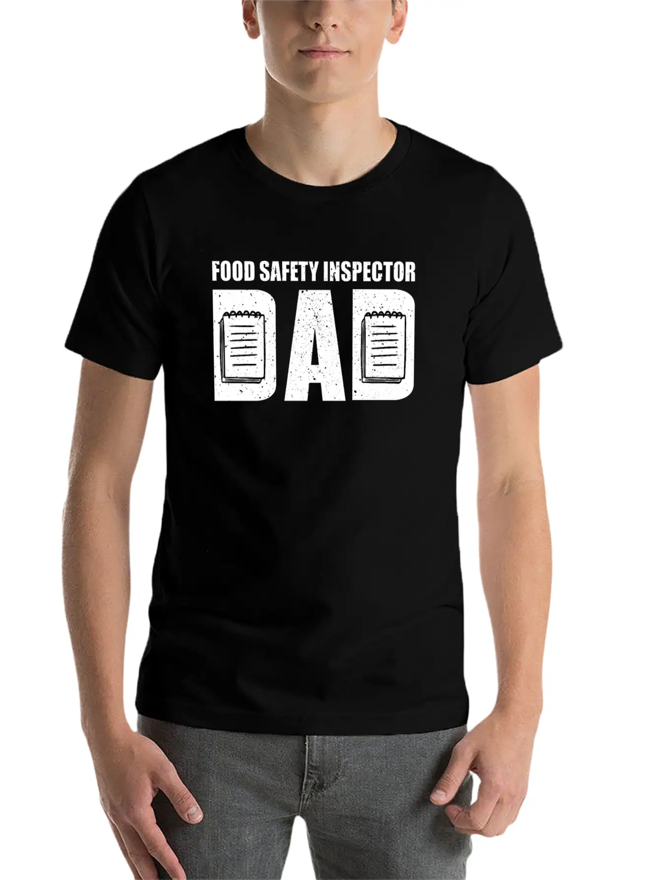 Great Food Safety Inspector Dad Unisex Casual T-Shirt – Clean Design For Daily Comfort