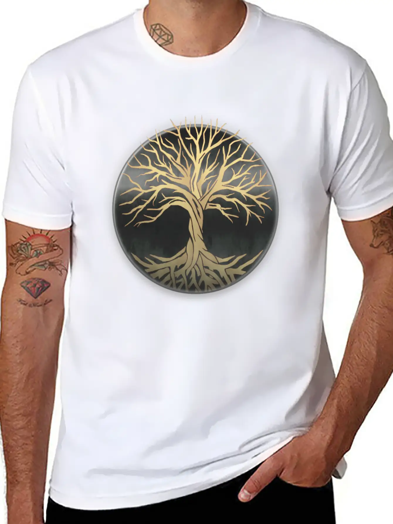 Great Tree Of Life Vikings Unisex Casual T-Shirt – Clean Design For Daily Comfort