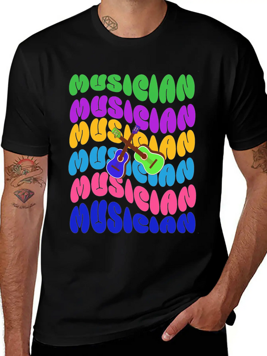 Groovy Musician Unisex Casual T-Shirt – Clean Design For Daily Comfort