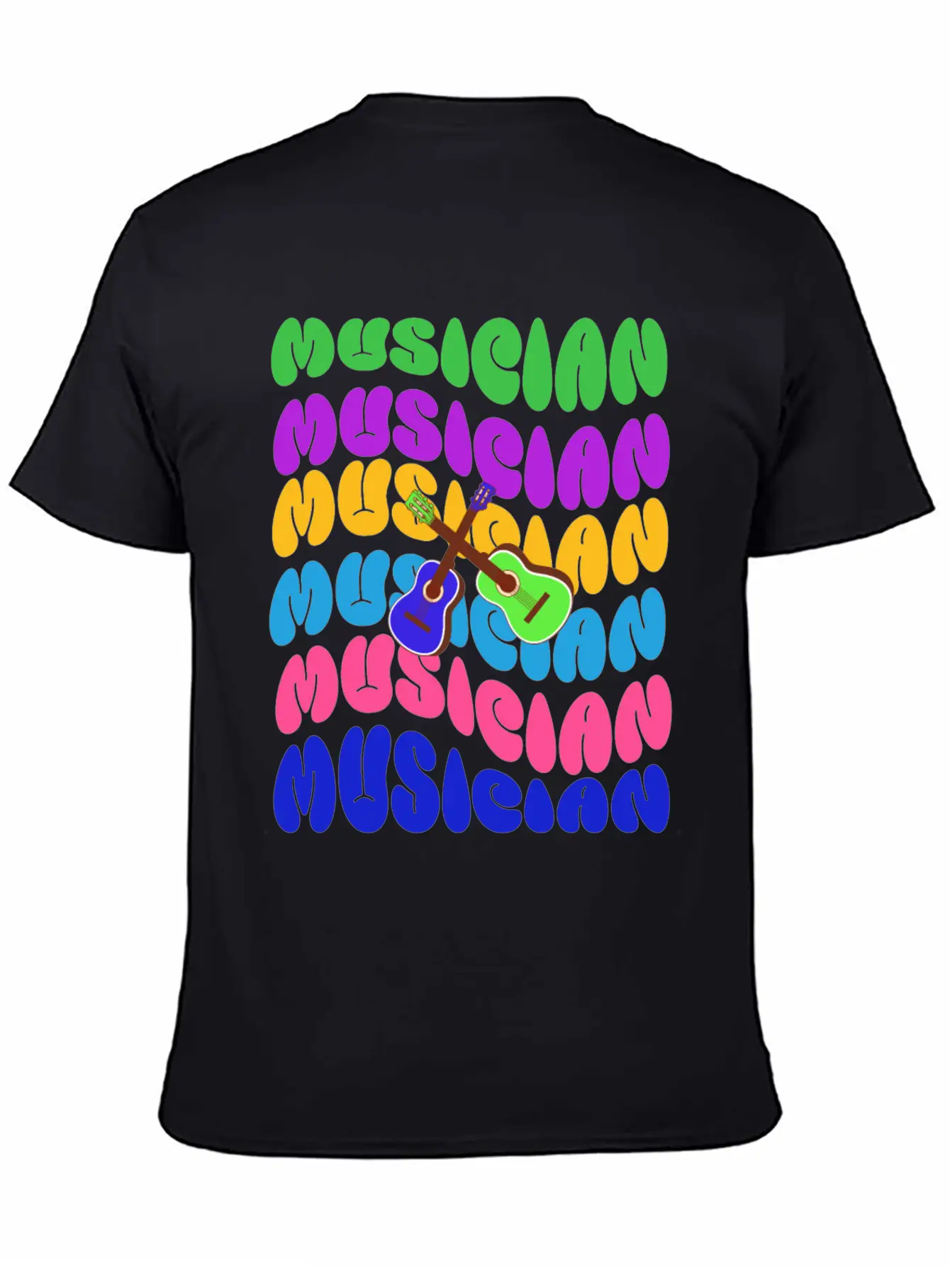 Groovy Musician Unisex Casual T-Shirt – Clean Design For Daily Comfort