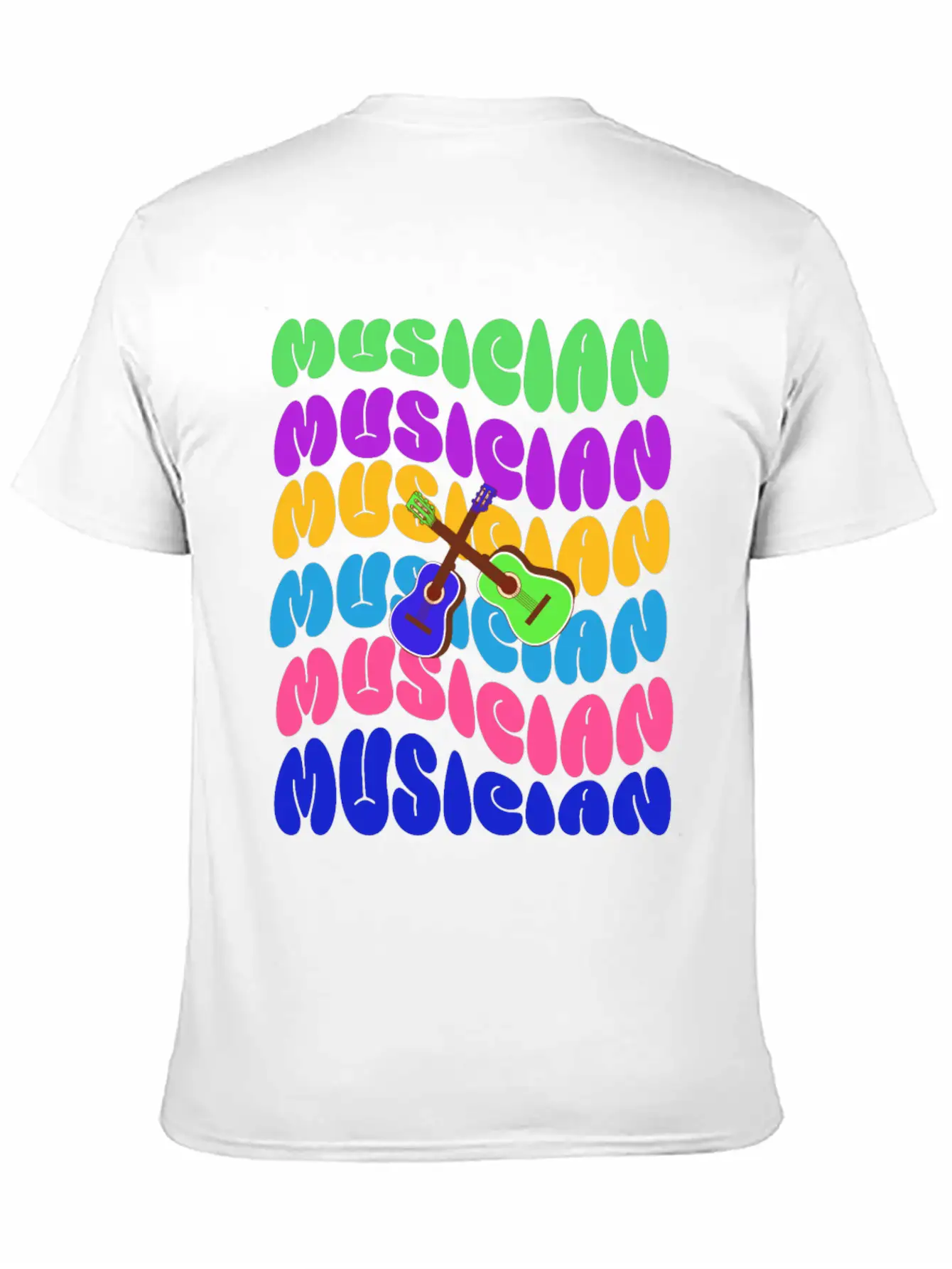 Groovy Musician Unisex Casual T-Shirt – Clean Design For Daily Comfort