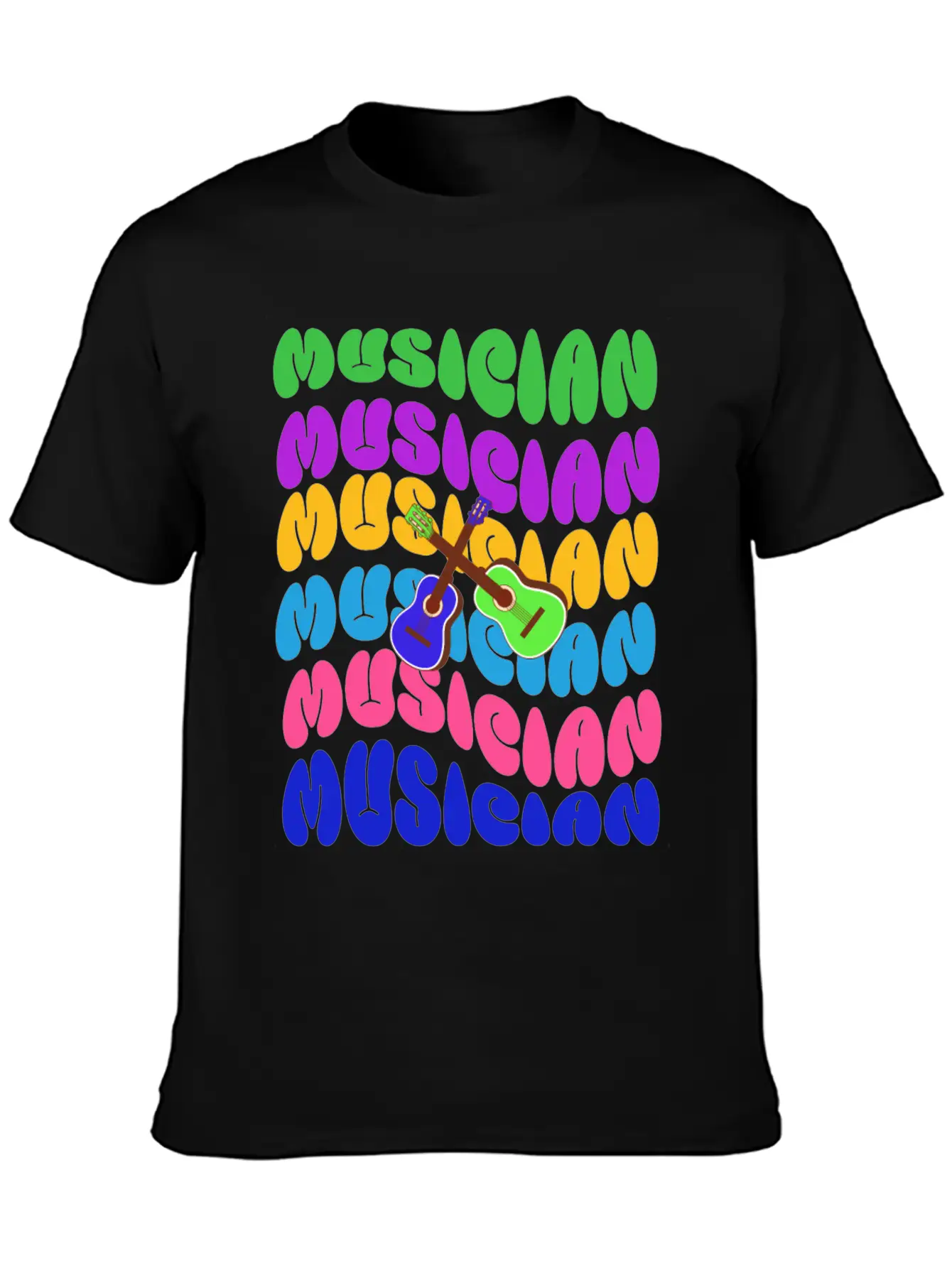 Groovy Musician Unisex Casual T-Shirt – Clean Design For Daily Comfort