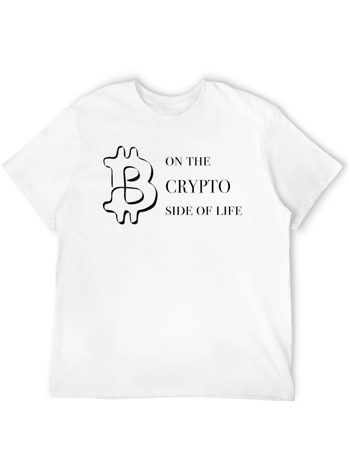 Crypto Side of Life T-Shirt - Bitcoin Design