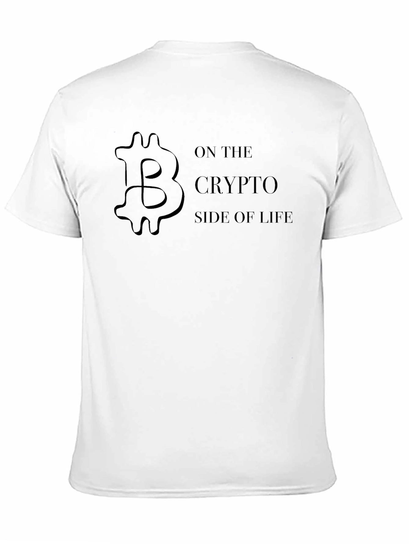 Crypto Side of Life T-Shirt - Bitcoin Design