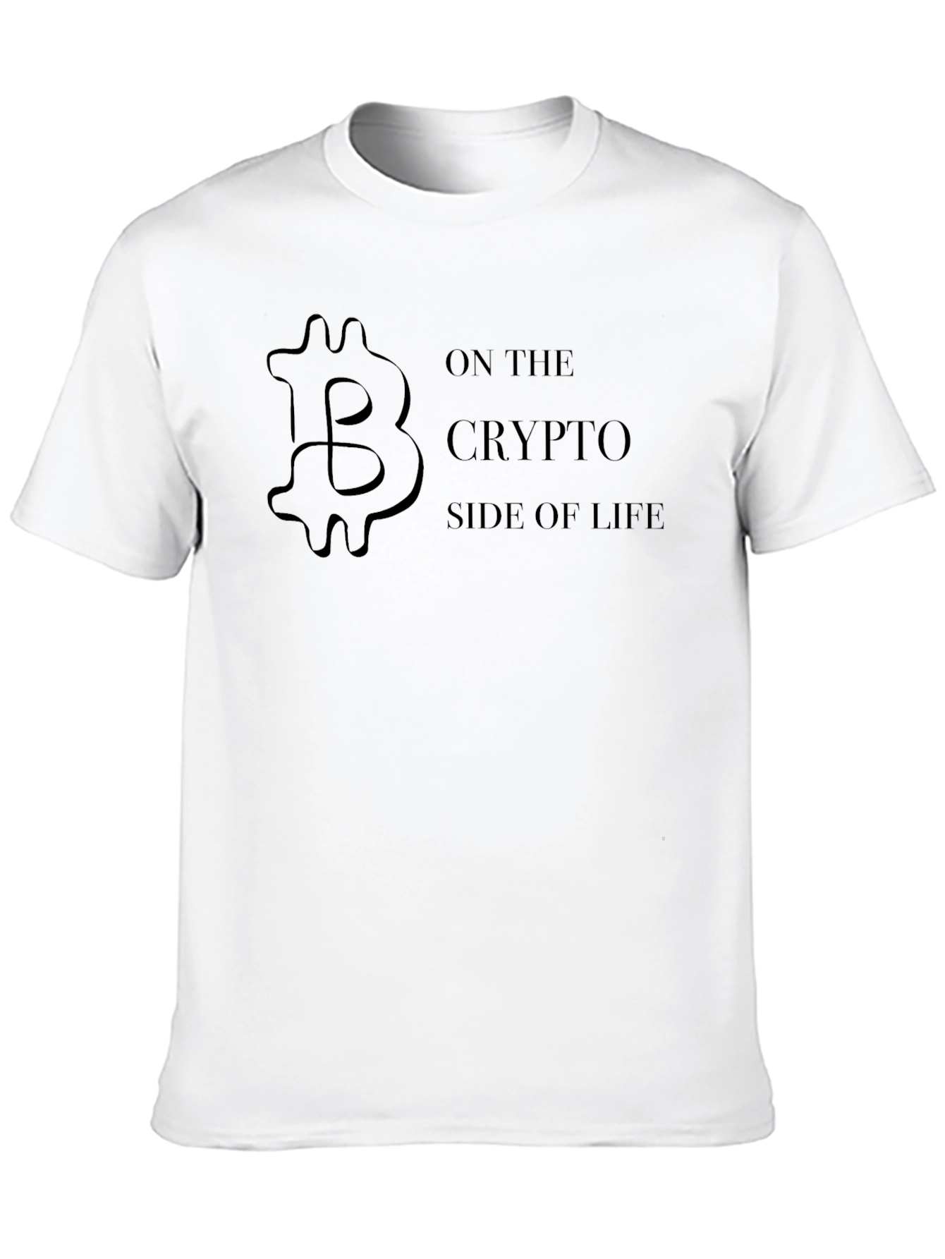 Crypto Side of Life T-Shirt - Bitcoin Design