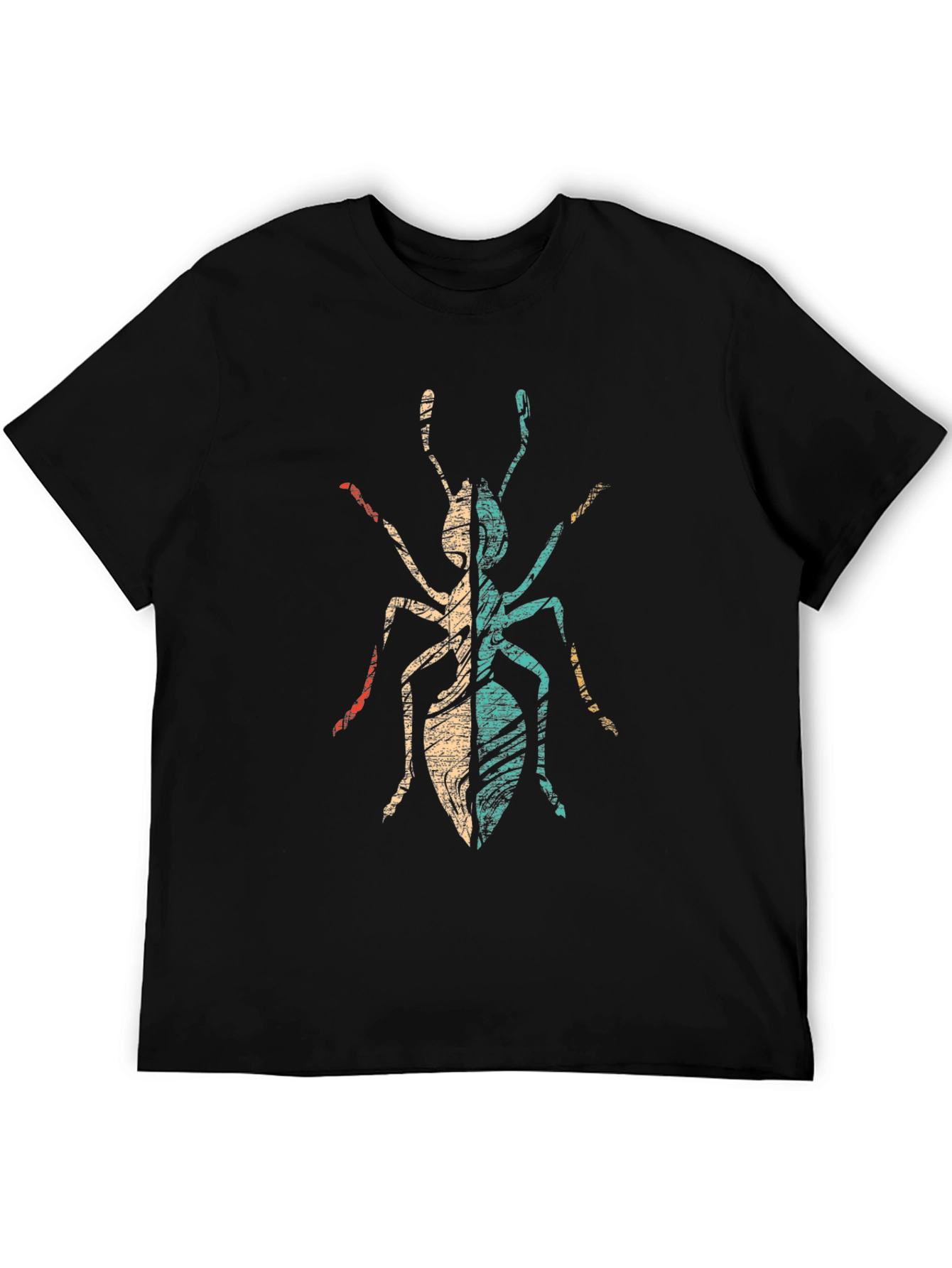 Retro Ant Graphic Tee - Black