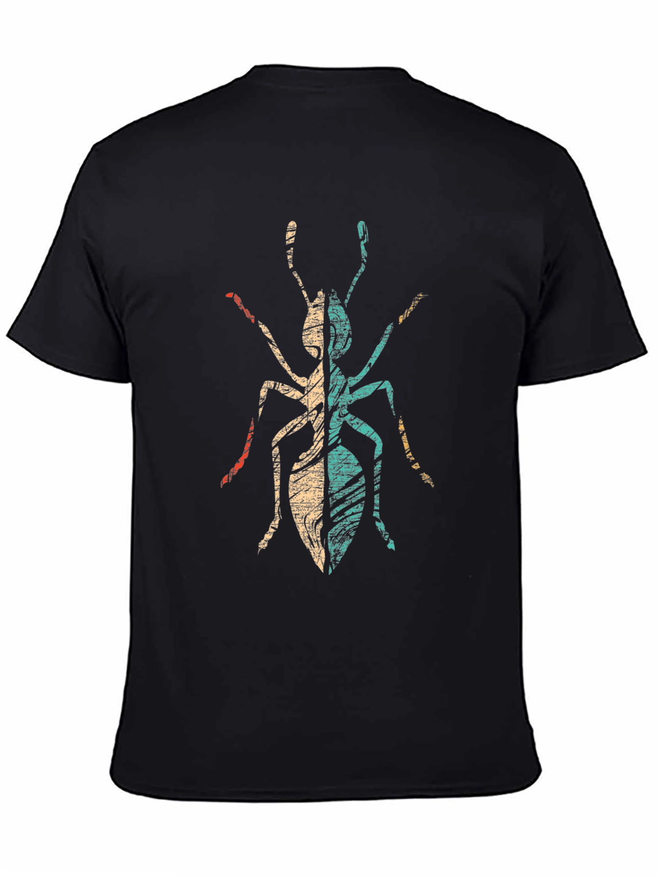 Retro Ant Graphic Tee - Black