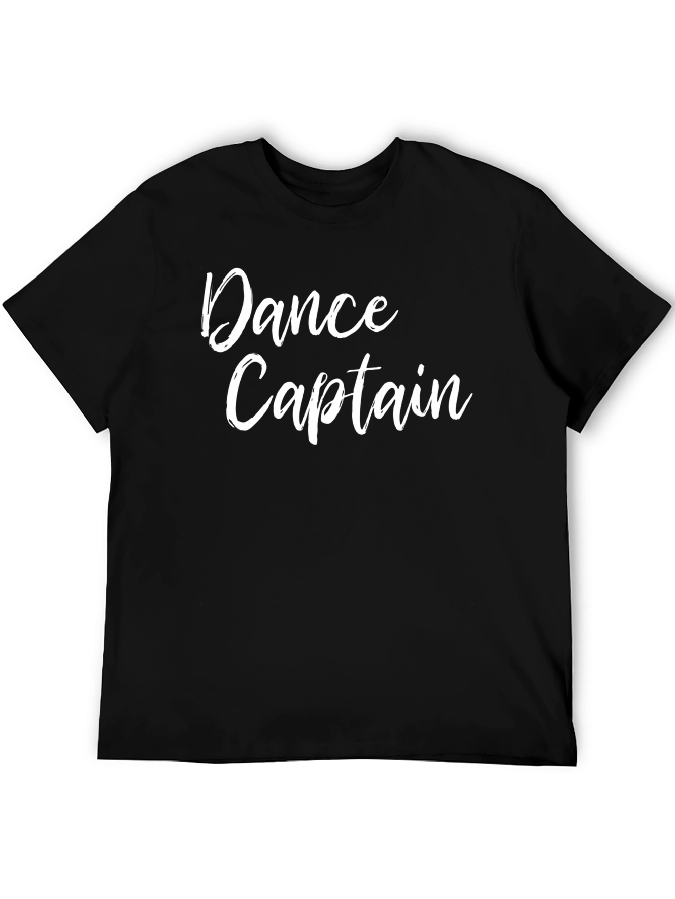 Dance Captain T-Shirt - Black Cotton Graphic Tee
