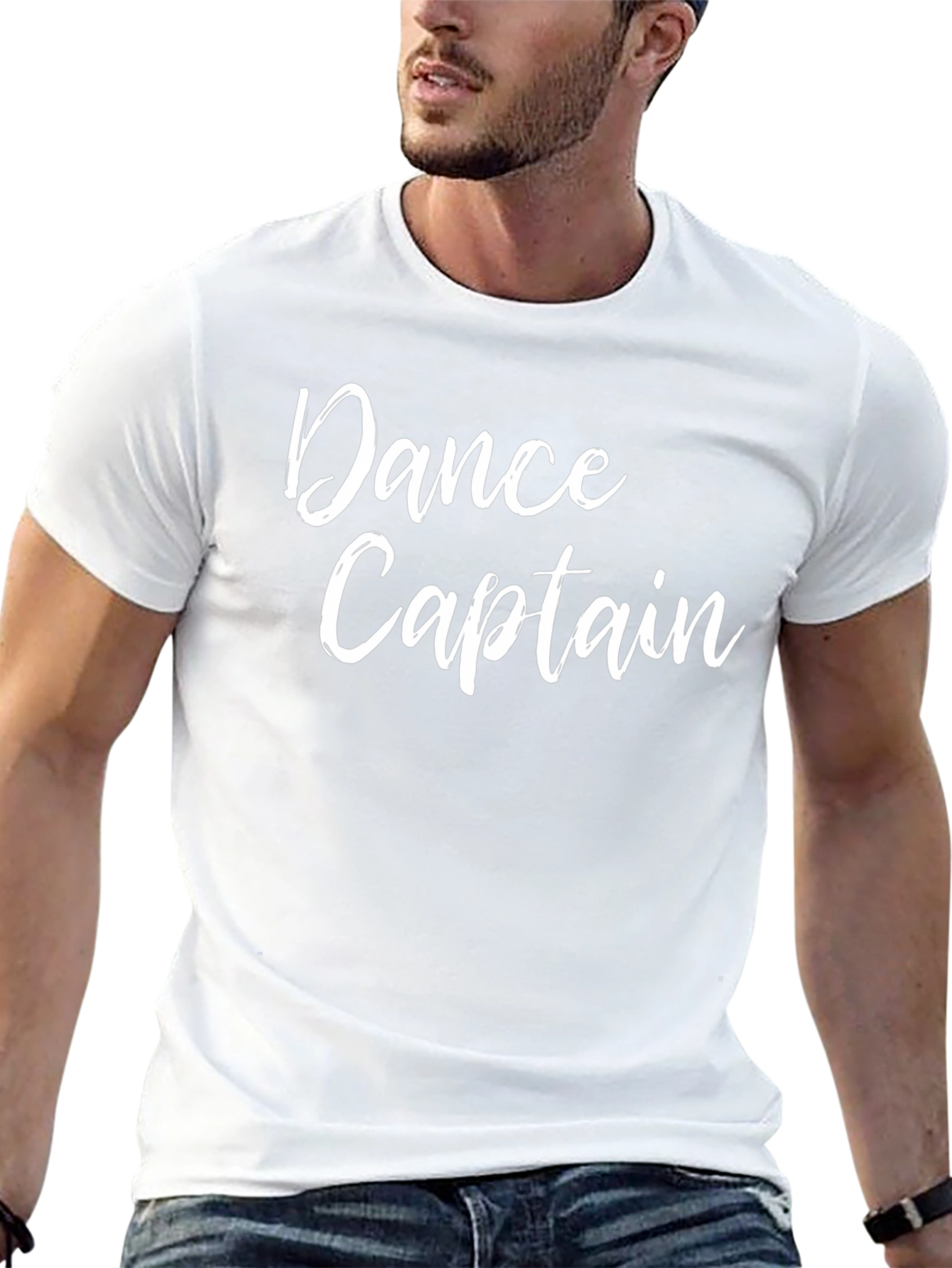 Dance Captain T-Shirt - Black Cotton Graphic Tee