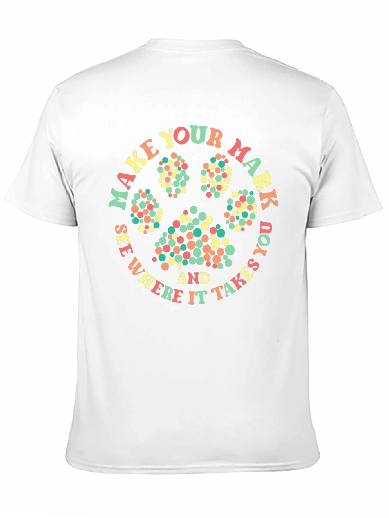 Make Your Mark Paw Print Graphic Tee