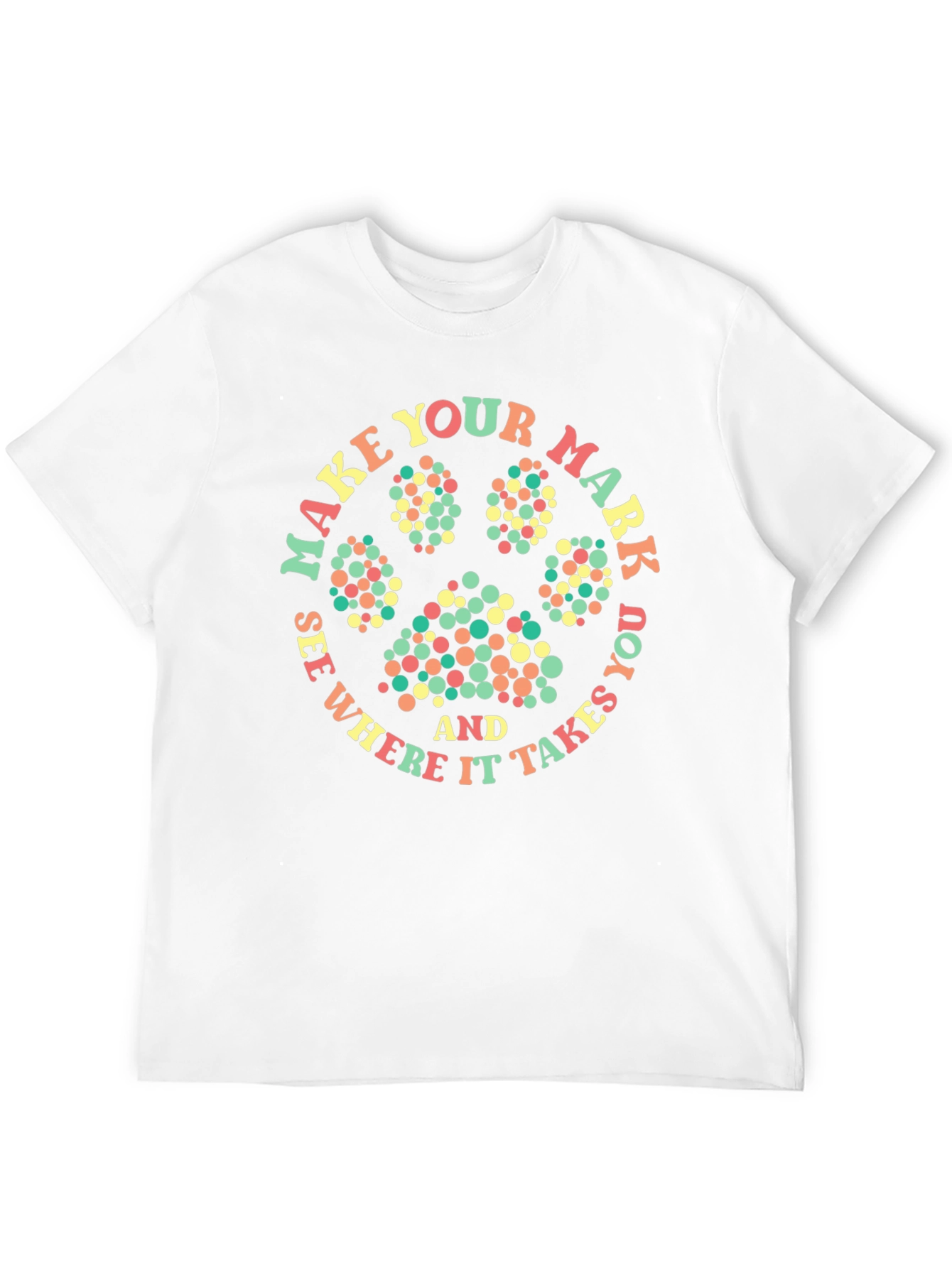 Make Your Mark Paw Print Graphic Tee