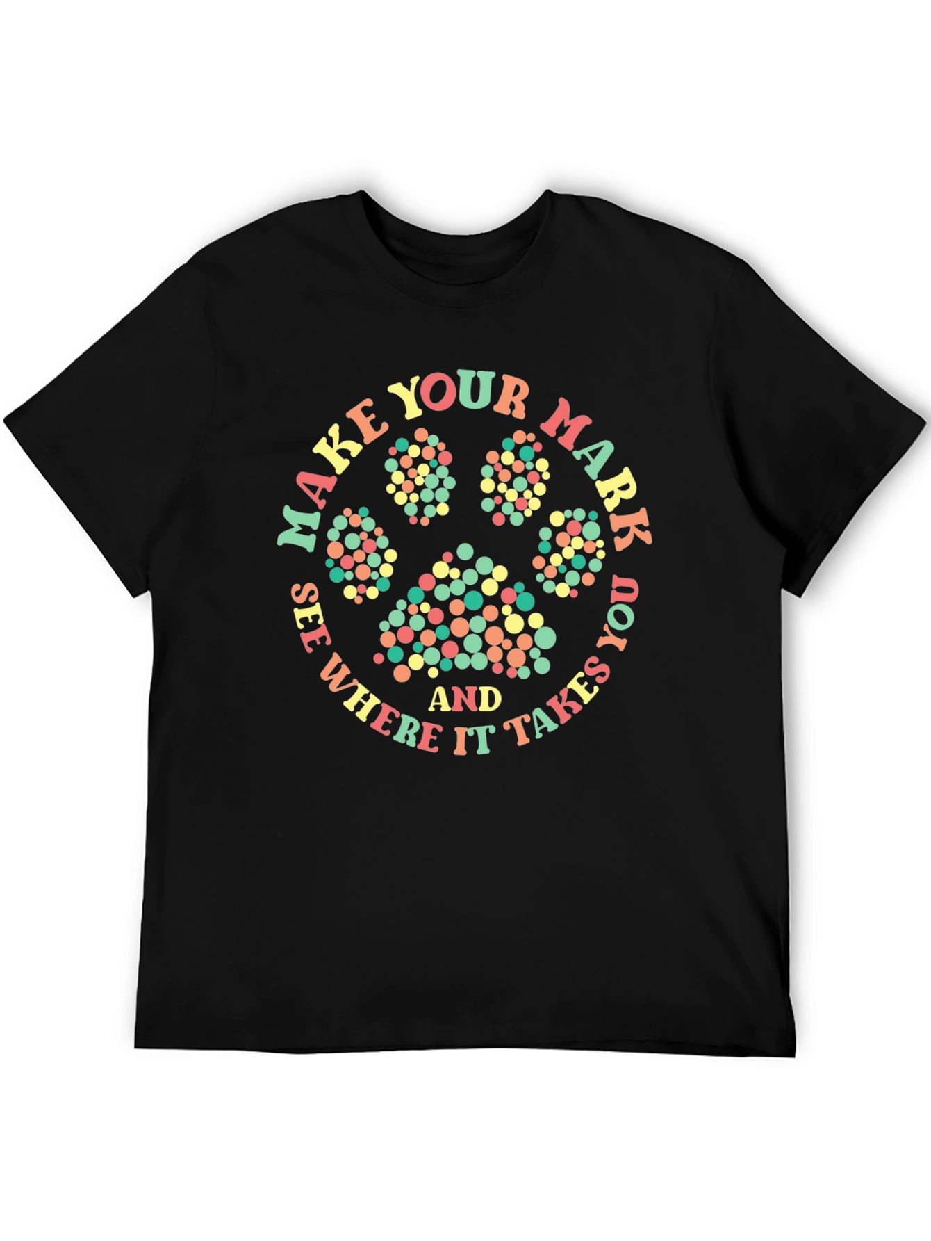 Make Your Mark Paw Print Graphic Tee