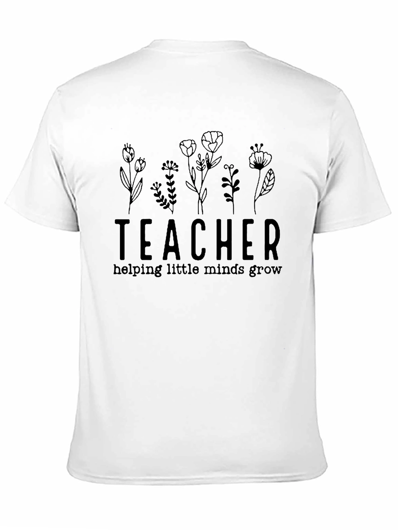 Teacher Helping Minds Grow Graphic Tee