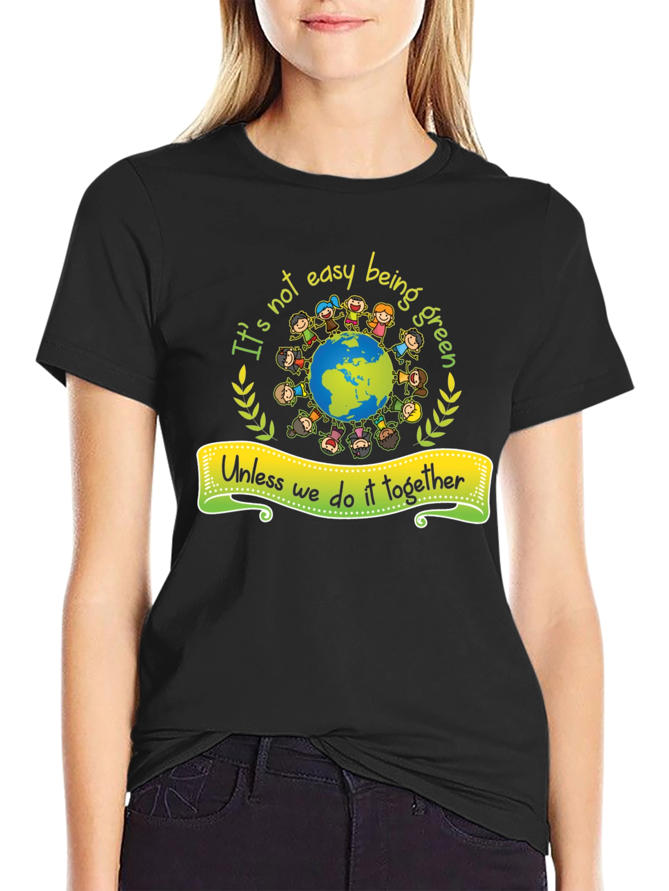 Eco-Friendly Graphic T-Shirt: Its Not Easy Being Green