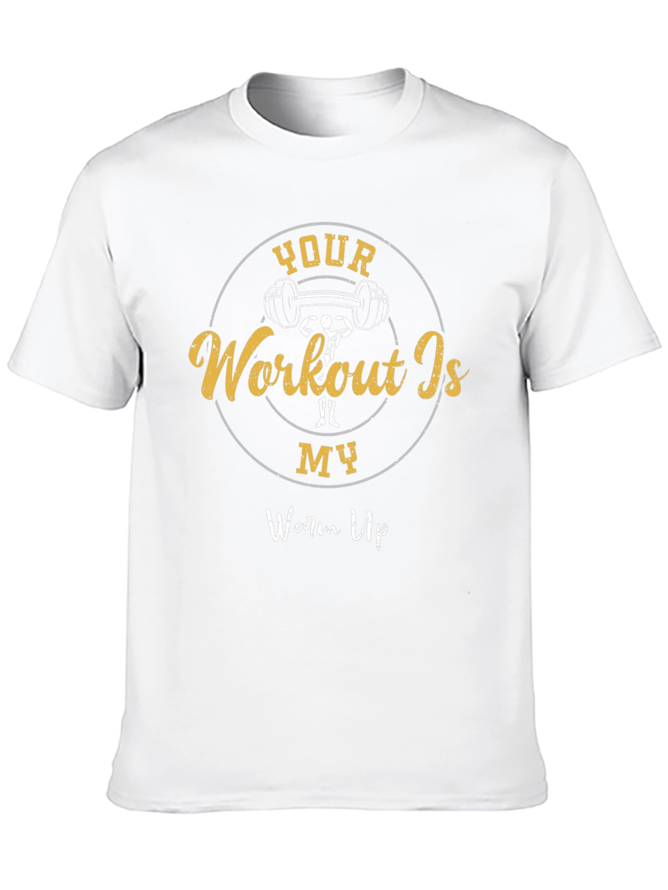 Workout Is My Warm Up Graphic Tee