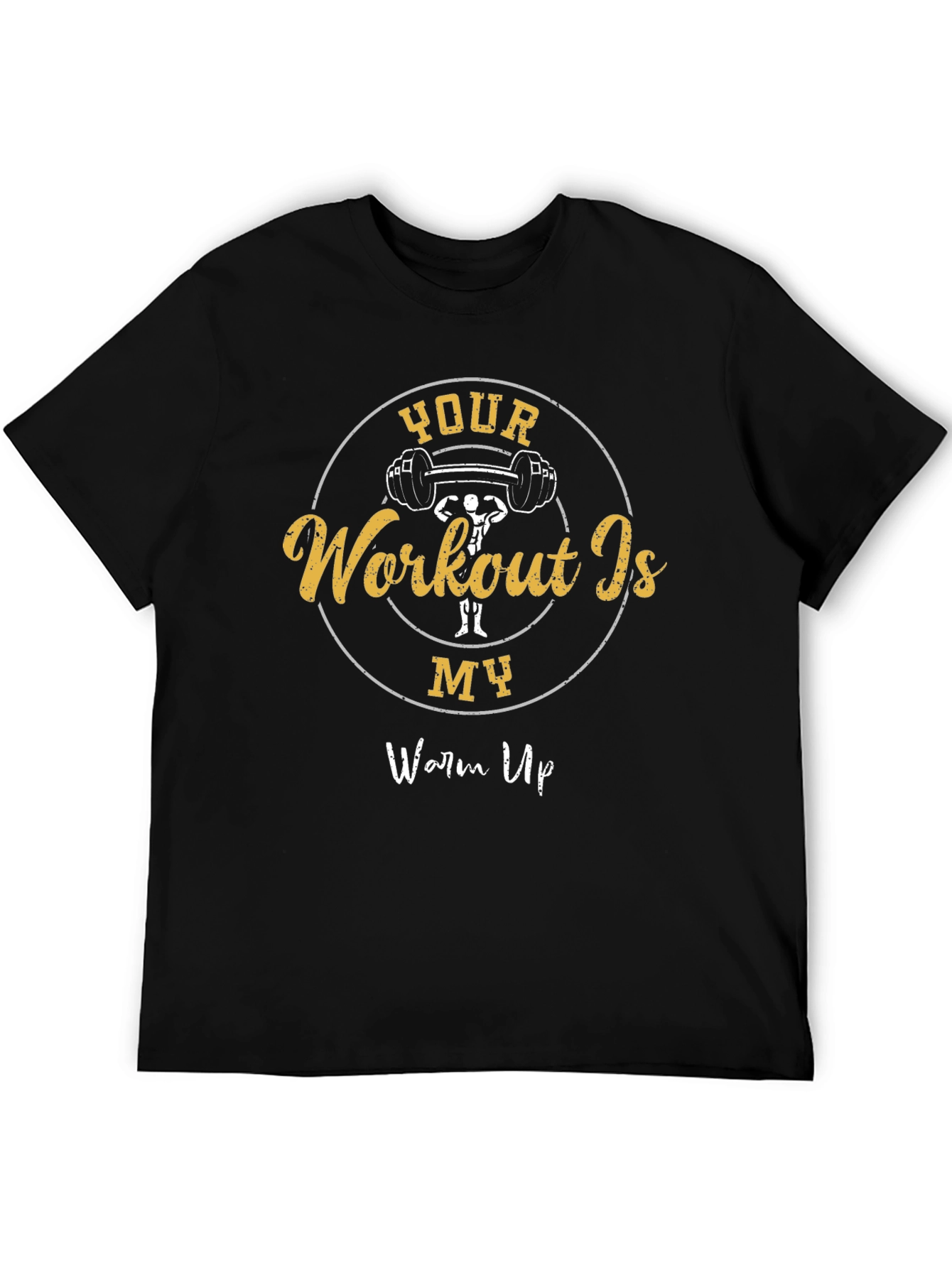 Workout Is My Warm Up Graphic Tee