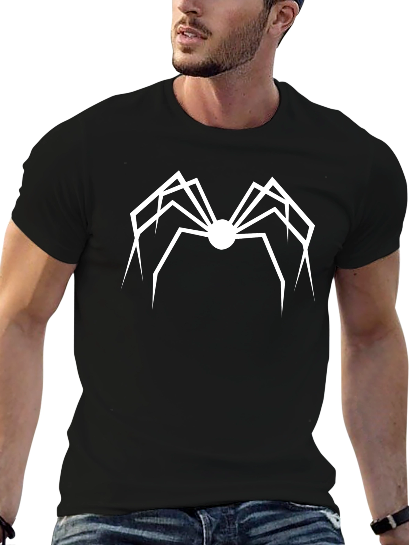 Spider Graphic Tee - Modern Minimalist Design