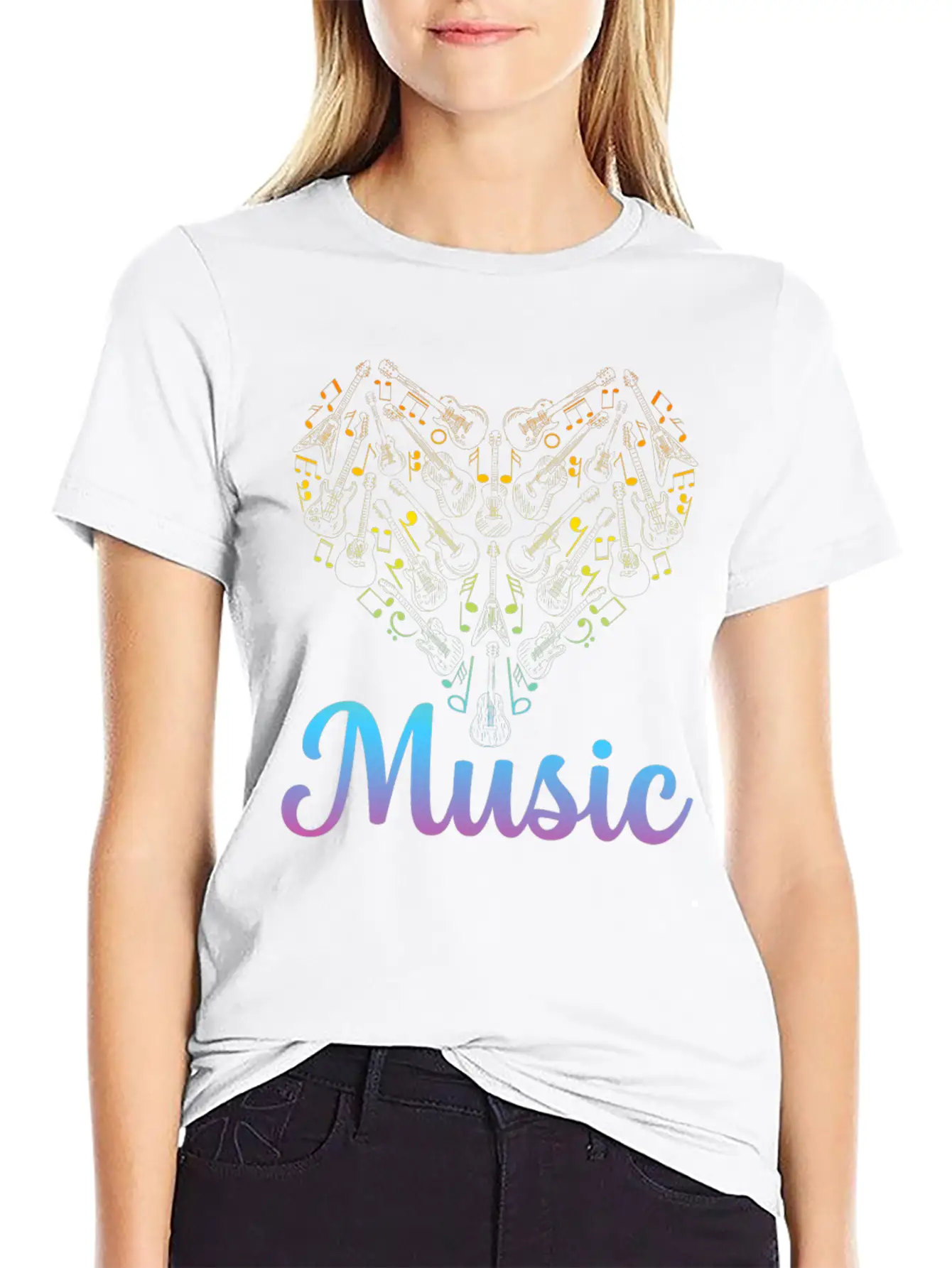 Guitar Music Lover - Guitar Musician Guitar Player Unisex Casual T-Shirt – Clean Design For Daily Comfort