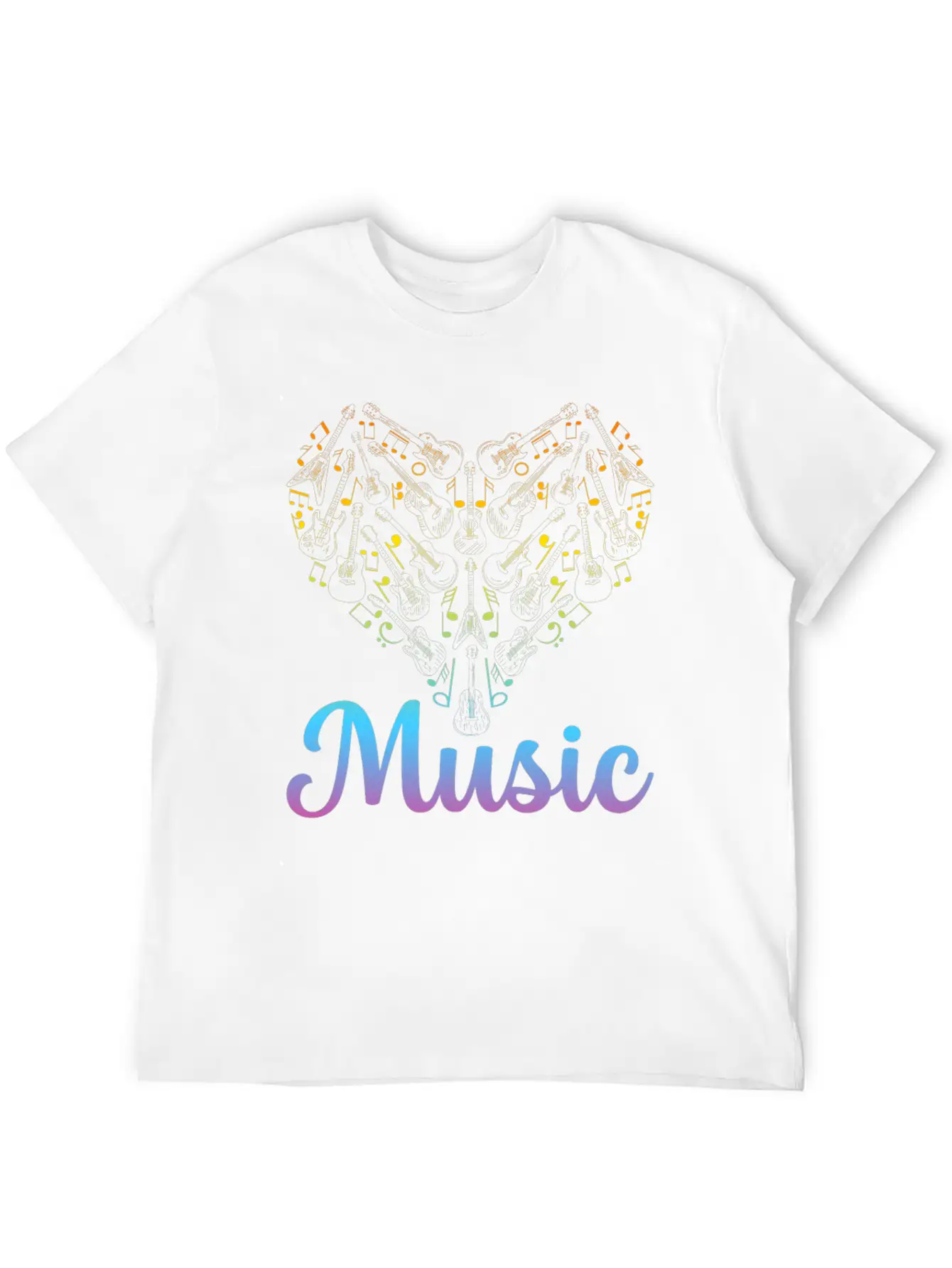 Guitar Music Lover - Guitar Musician Guitar Player Unisex Casual T-Shirt – Clean Design For Daily Comfort