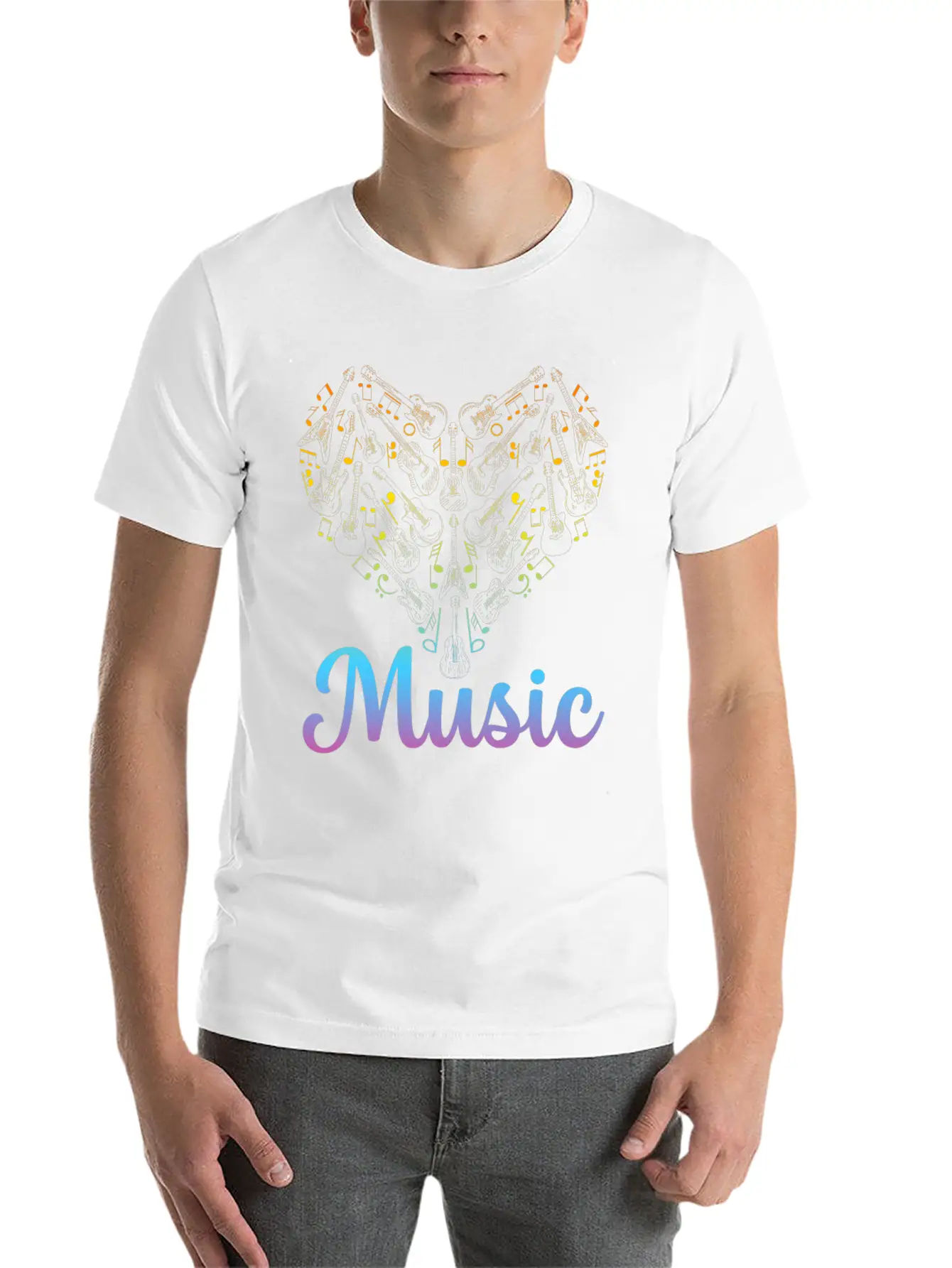 Guitar Music Lover - Guitar Musician Guitar Player Unisex Casual T-Shirt – Clean Design For Daily Comfort