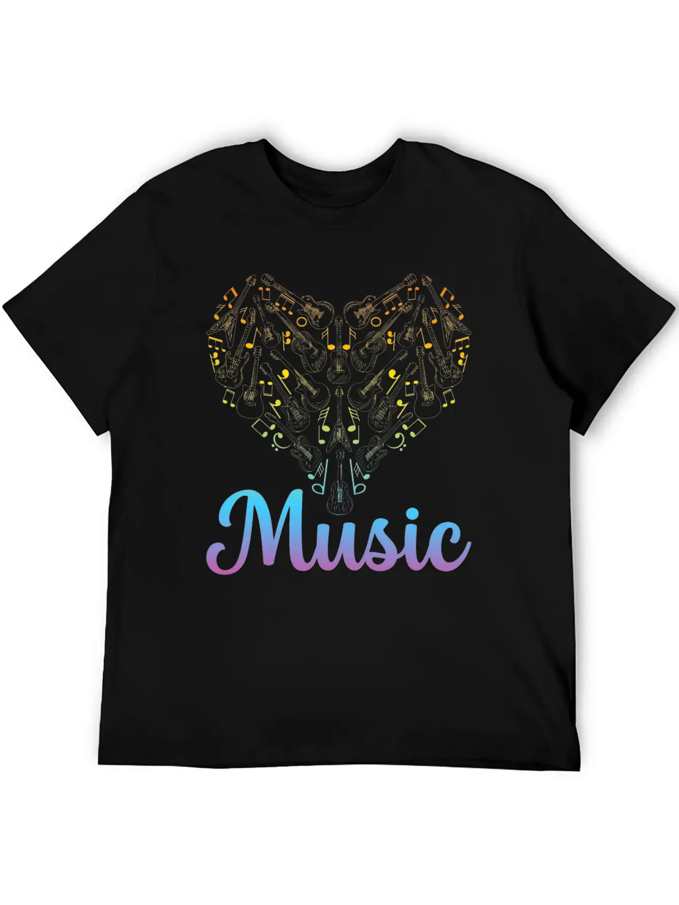 Guitar Music Lover - Guitar Musician Guitar Player Unisex Casual T-Shirt – Clean Design For Daily Comfort